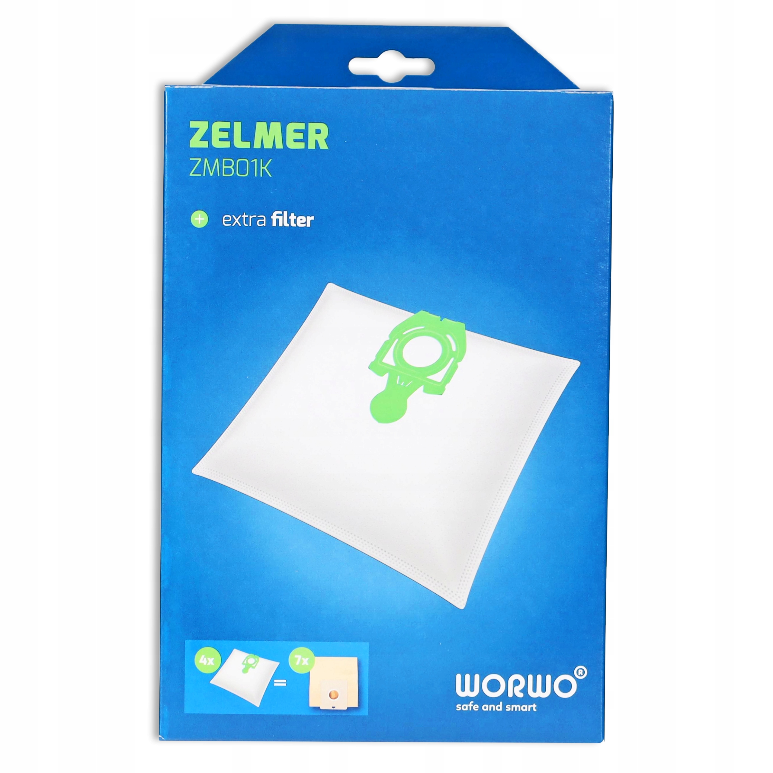 24x WORKI ODKURZACZ ZELMER SYRIUS COBRA II ZMB01K Kod producenta ZVC200B