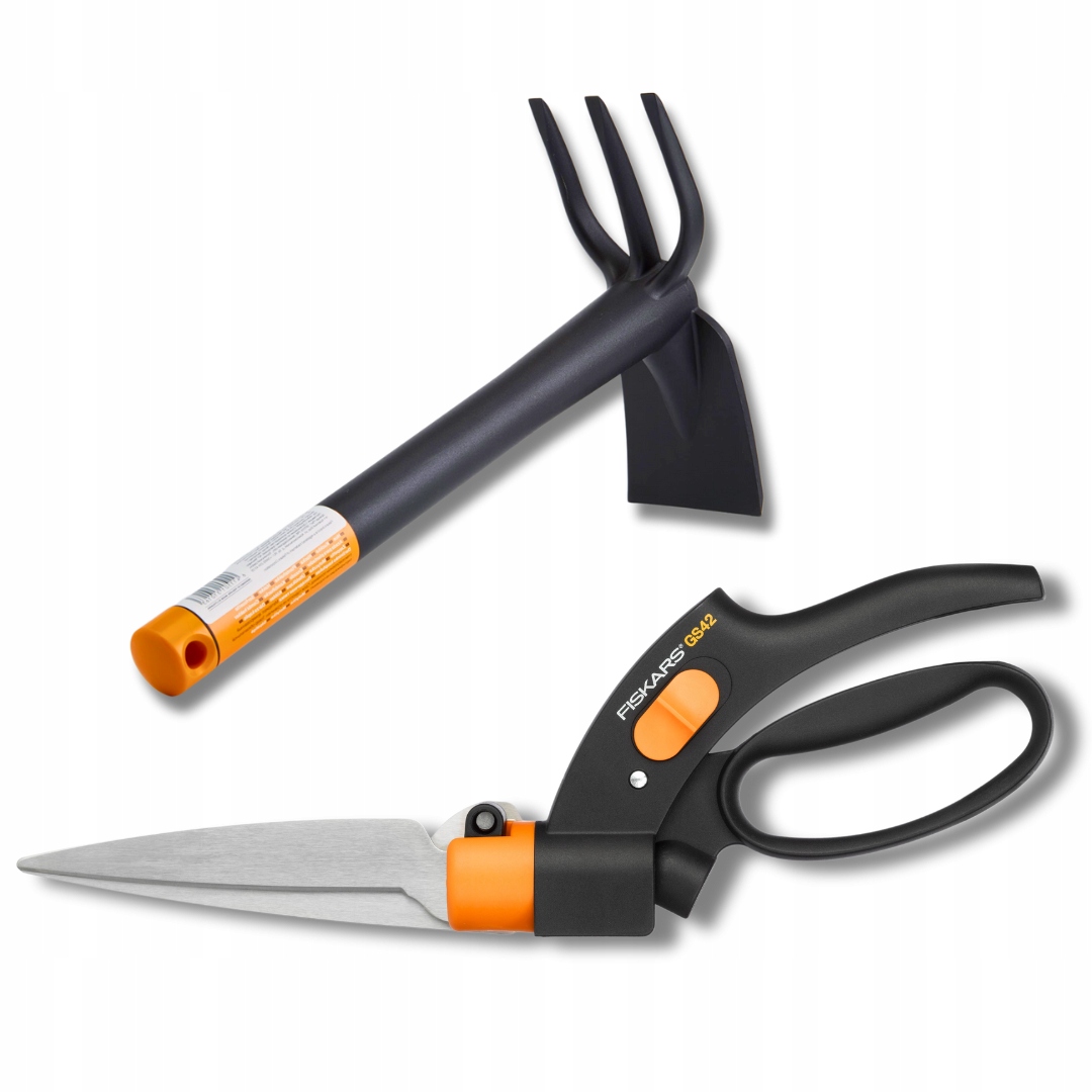 Fiskars Servo Nożyce do cięcia trawy Nożyczki ogrodowe obrotowe Motyczka