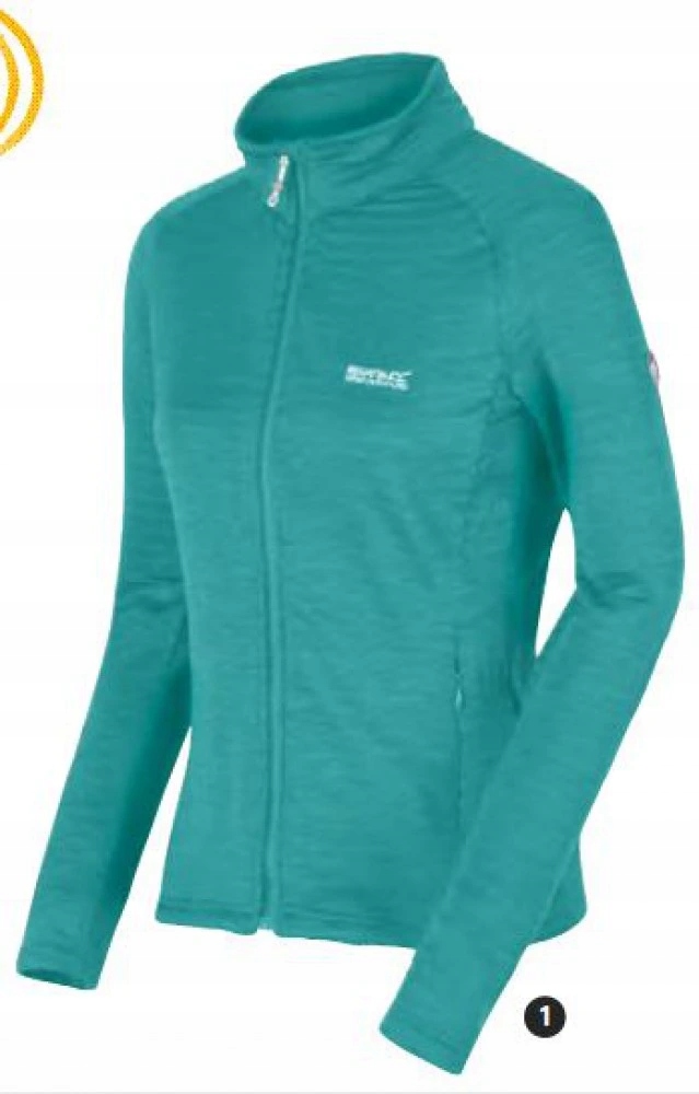 Dámská fleecová bunda Regatta Highton Lte tyrkysová 15814/10/