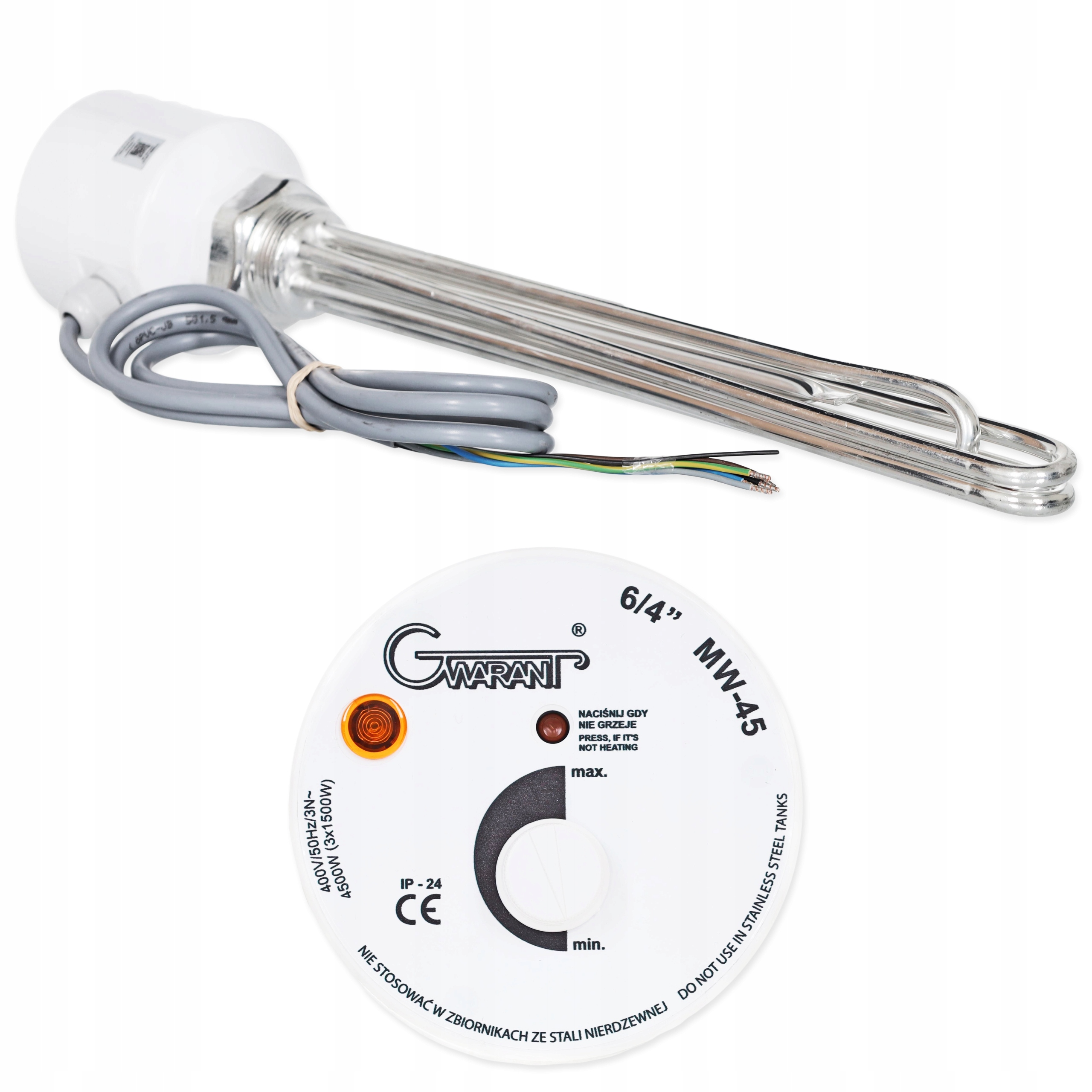 Ohrievač Do Nádrže Co Trojfázový 4,5 kW 4500 W 6/4