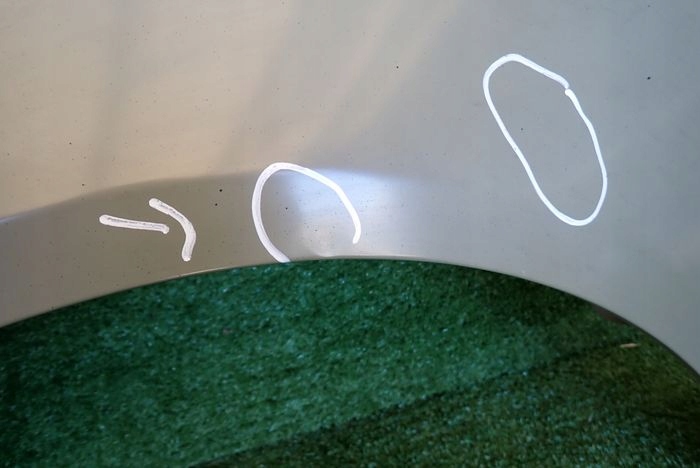 VW GOLF V 3d 5d fender left front front replacement