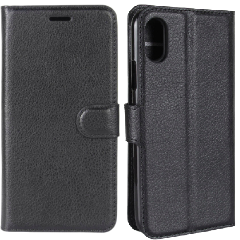 

Litchi Etui Skórzane Portfel Do Iphone X / Xs