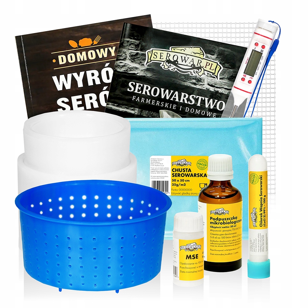 Zestaw Serowarski Maxi Plus Profesjonalny Zestaw dla Prawdziwego Serowara