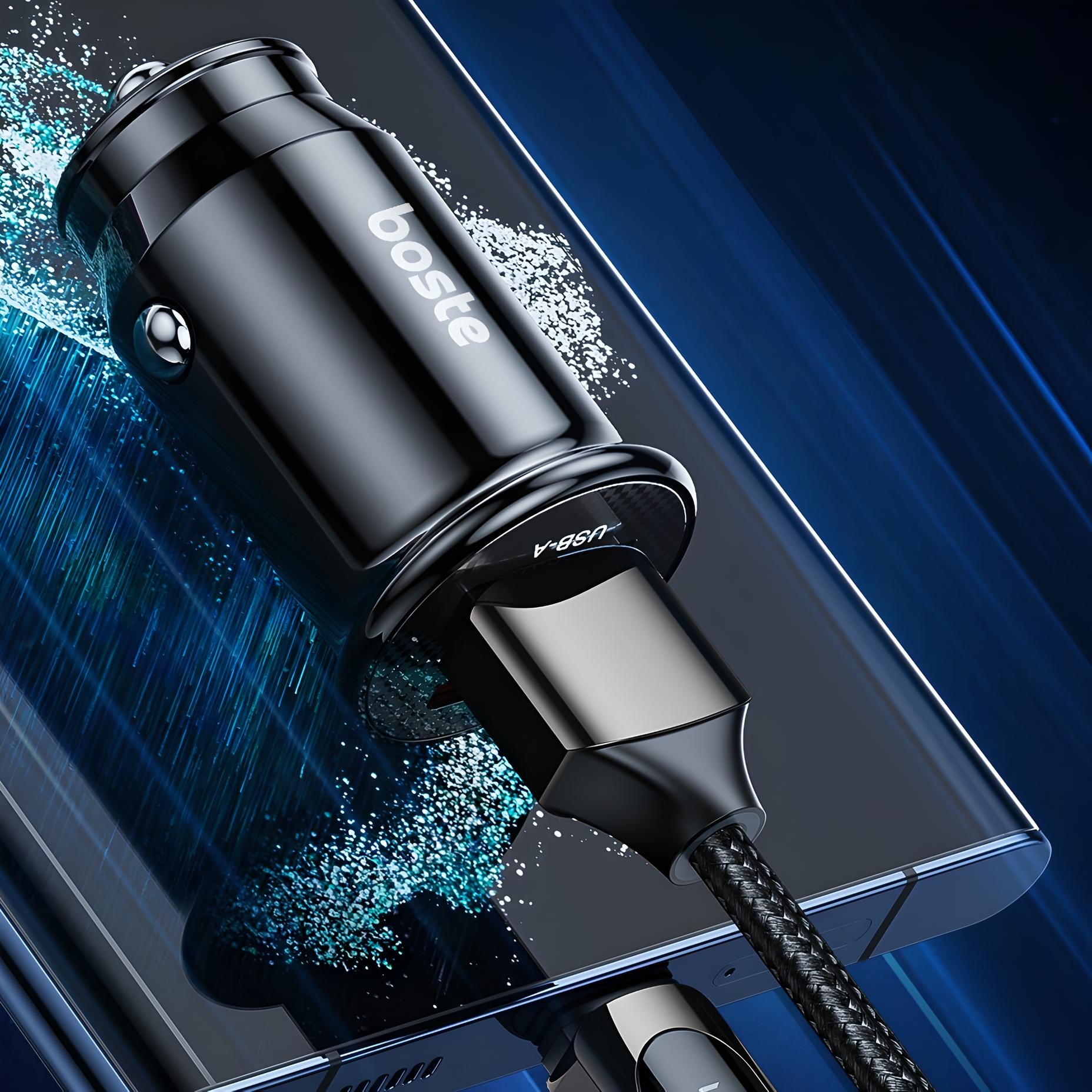 BOSTE SZYBKA MOCNA ŁADOWARKA SAMOCHODOWA 2x USB-A 30W UNIWERSALNA QC 3.0 Producent inny