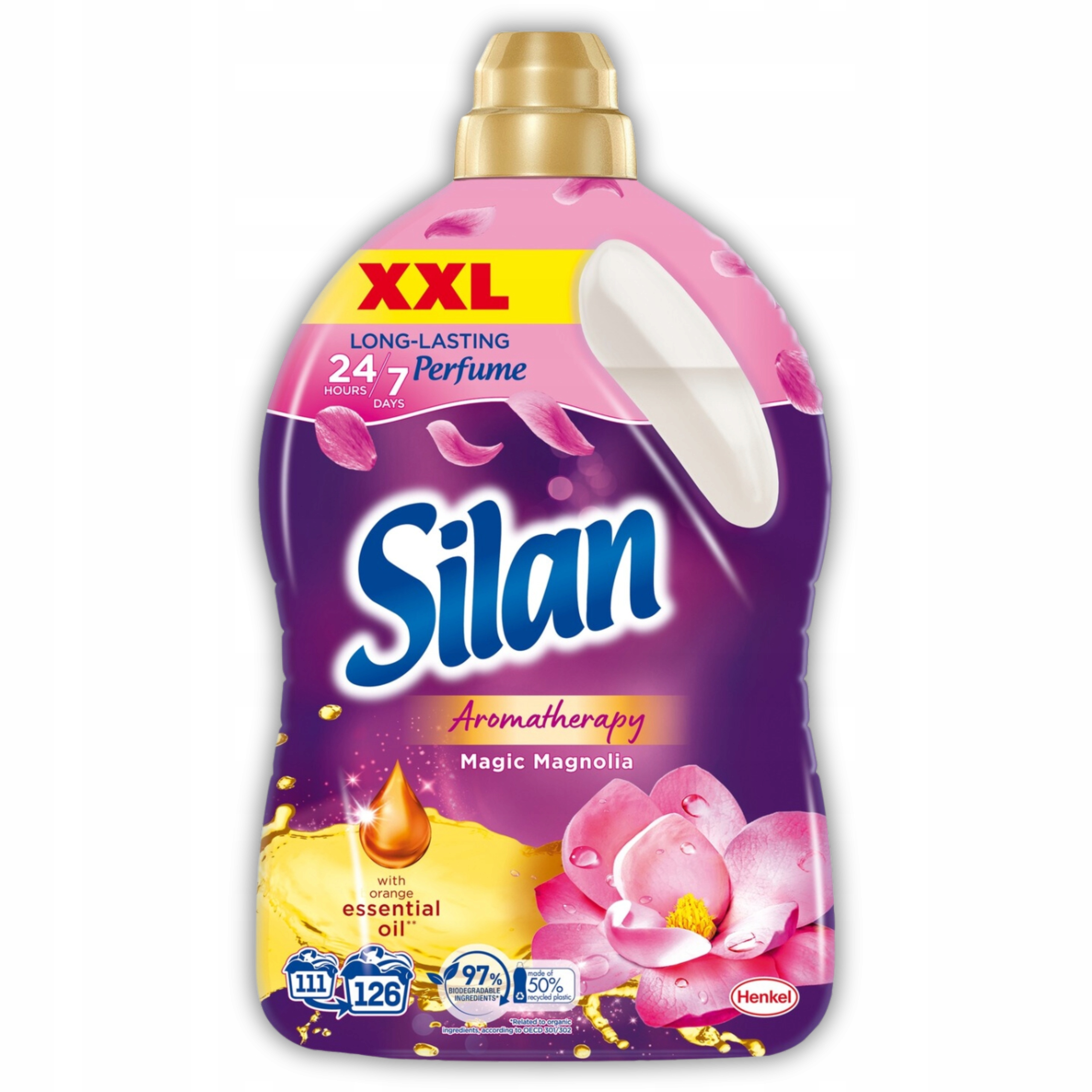 Levně Silan Magic Magnolie Tekutá aviváž 126 pr 2,772 l