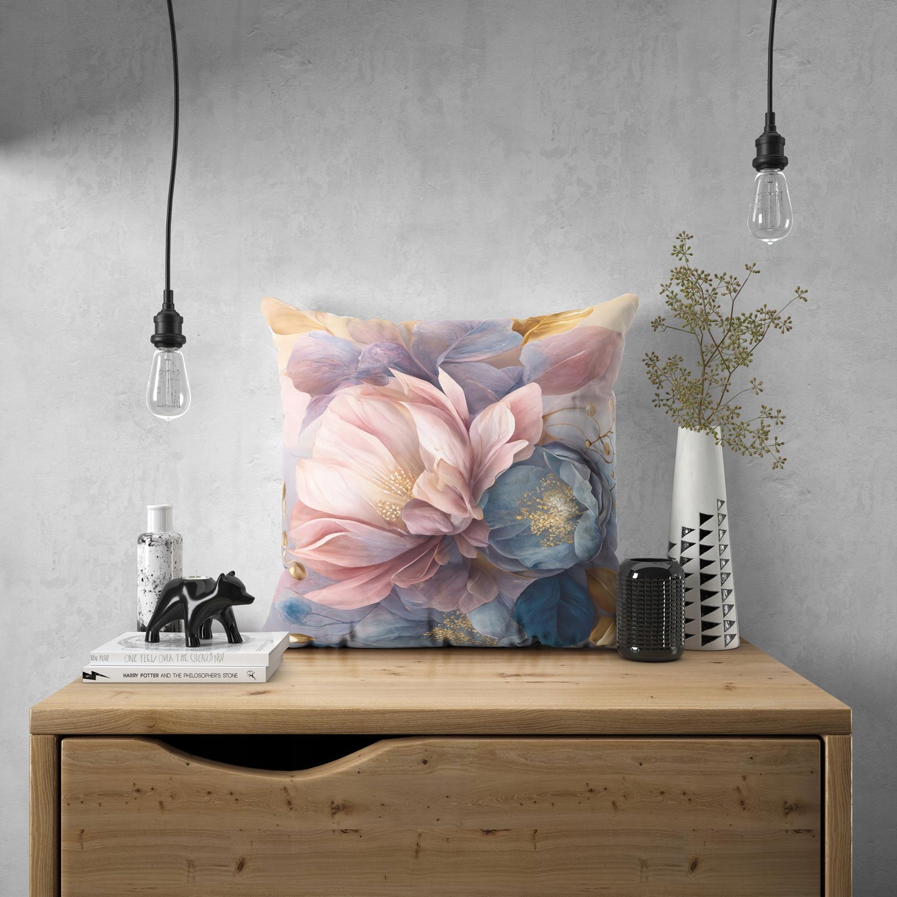 POSZEWKA NA PODUSZKĘ DEKORACYJNA 45x45 JASIEK 142 Wymiary poduszki 45x45cm