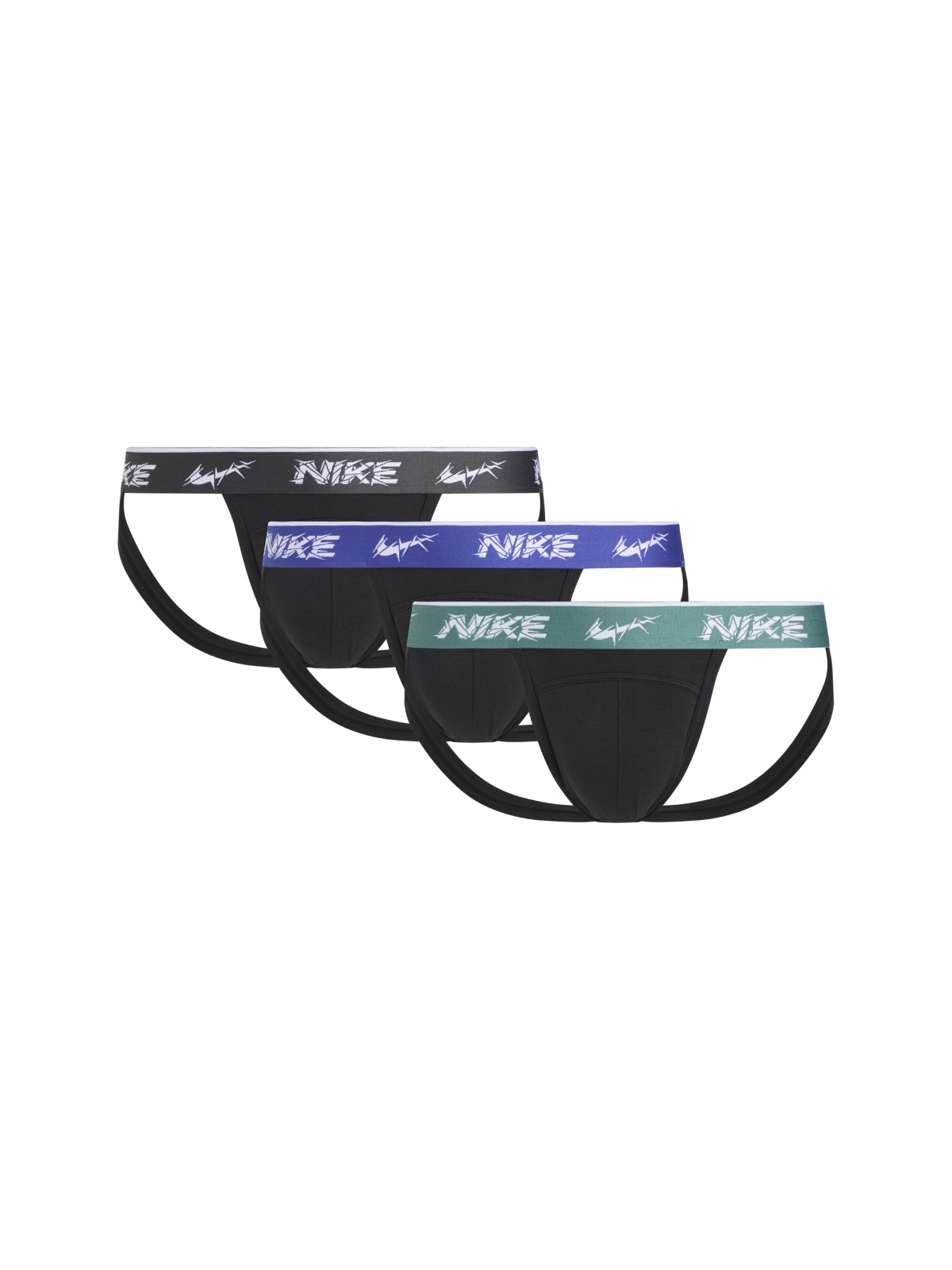 Boxerky, tanga, slipy Nike jock strap 3pk