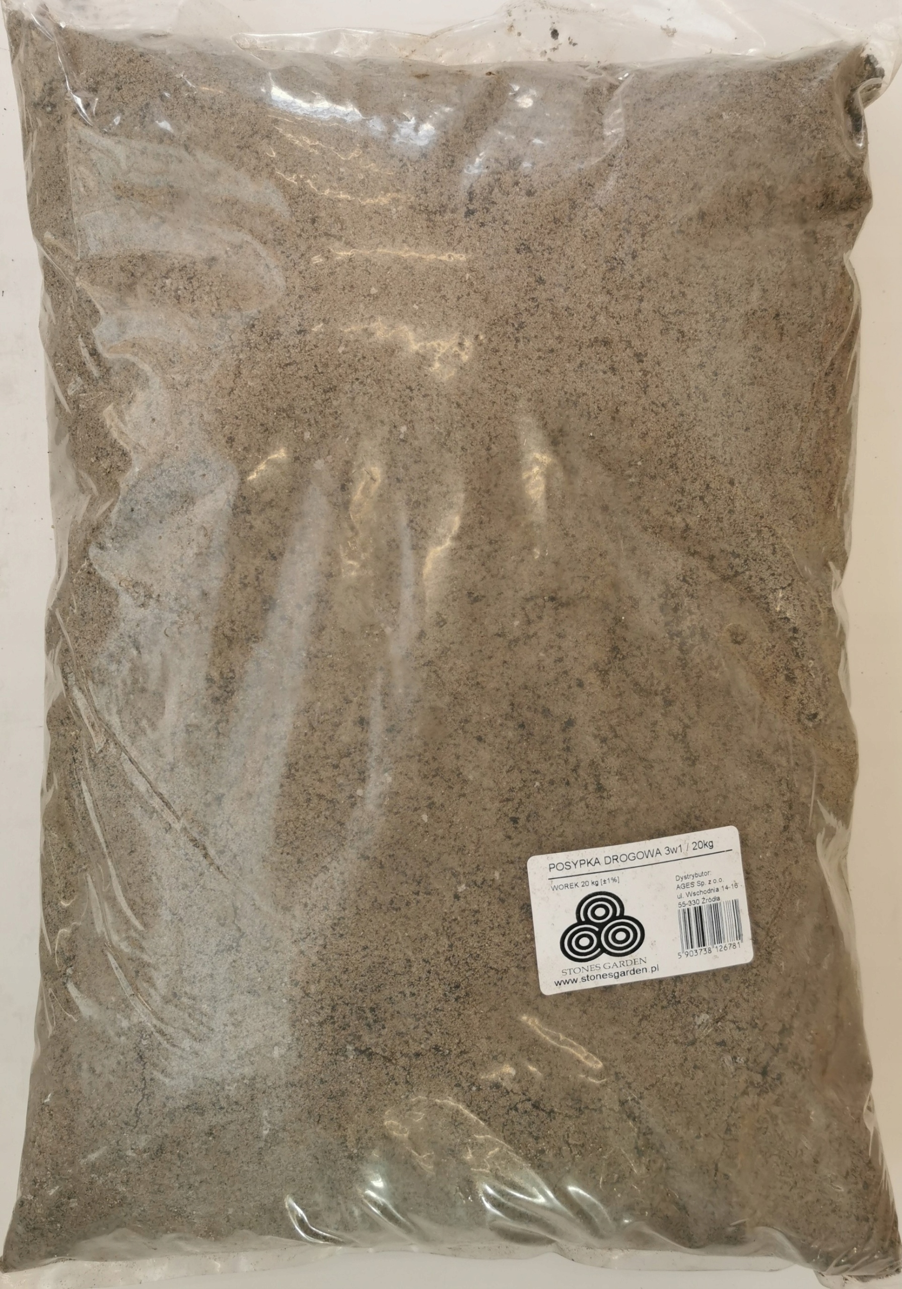 

Posypka drogowa 3w1 Ages worek 20kg