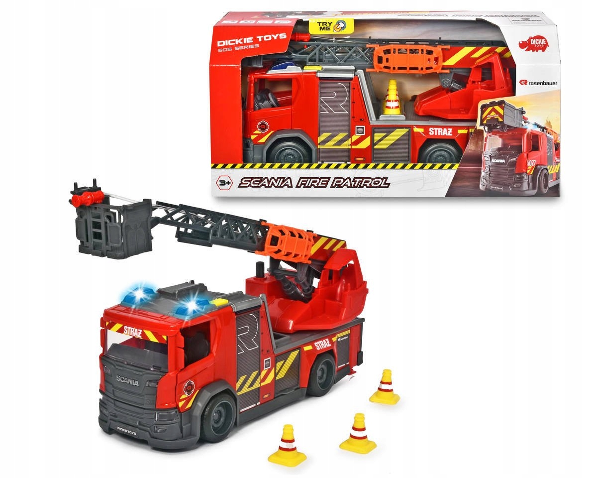 DICKIE SOS STRAŻ POŻARNA SCANIA 073380