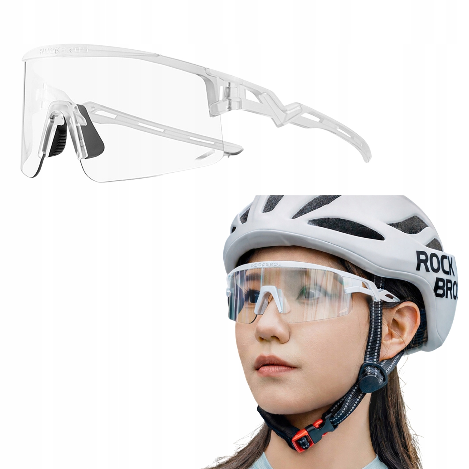 Sportovní Cyklistické Brýle Na Fotochromatické Kolo UV400 Lehké Rockbros