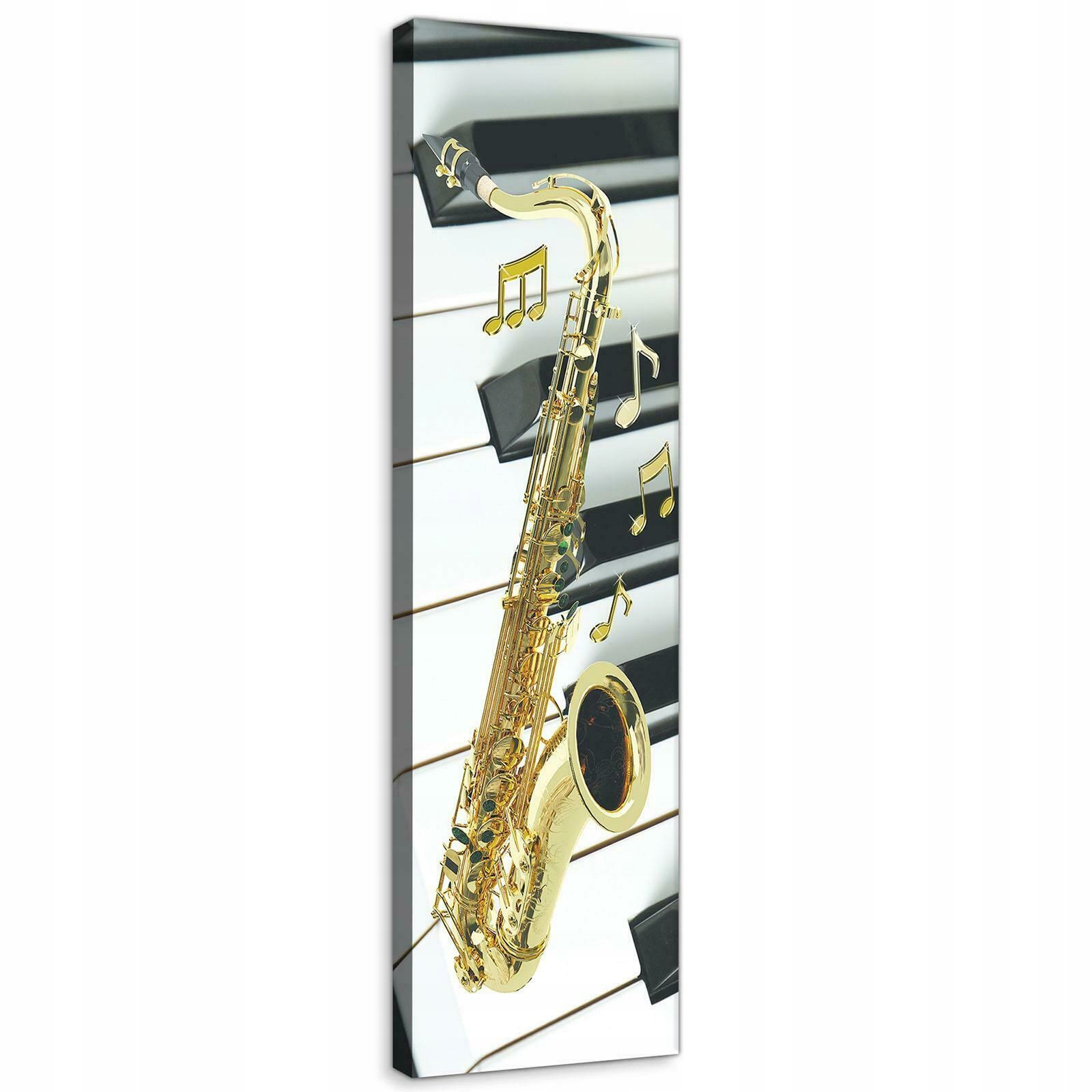 Obraz do obývacího pokoje Hudba Velký 3D na plátně 145x45