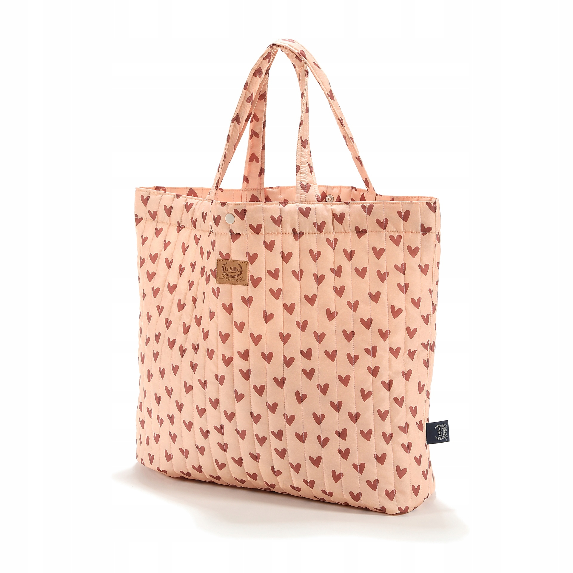 La Millou Taška Shopper Bag Ortalion Heartbeat Pink