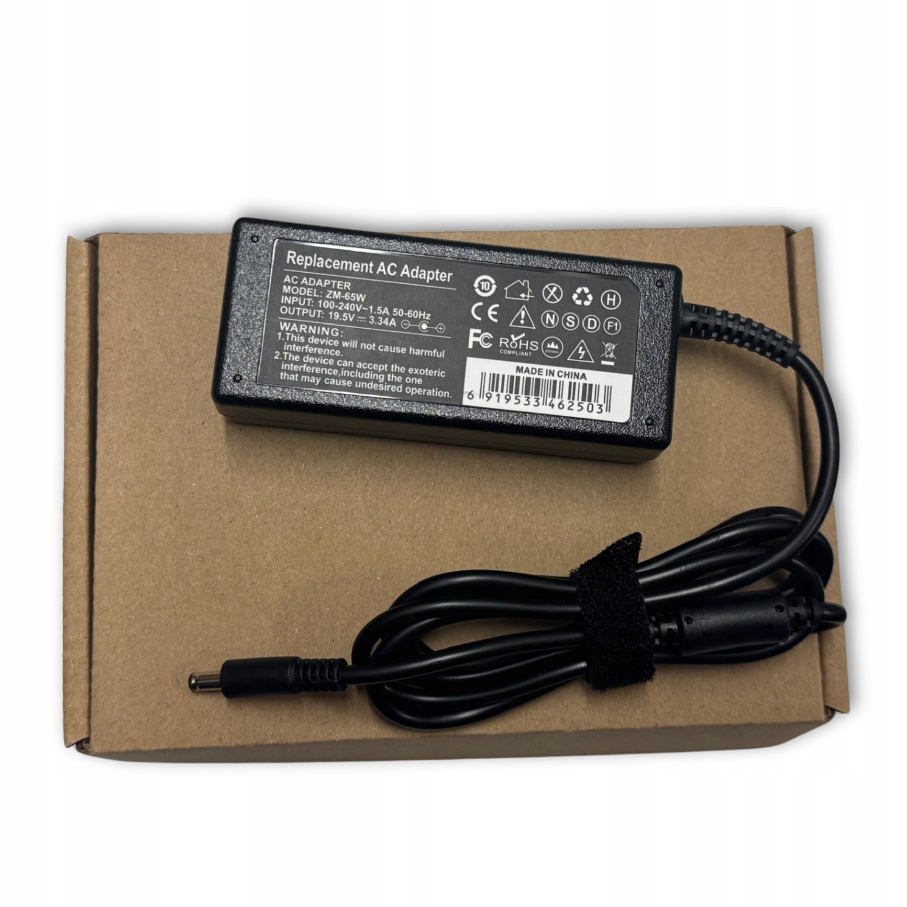 Adapter Ładowarka Do Laptopów Dell Wtyk 4,5*3,0 19,5V 65W
