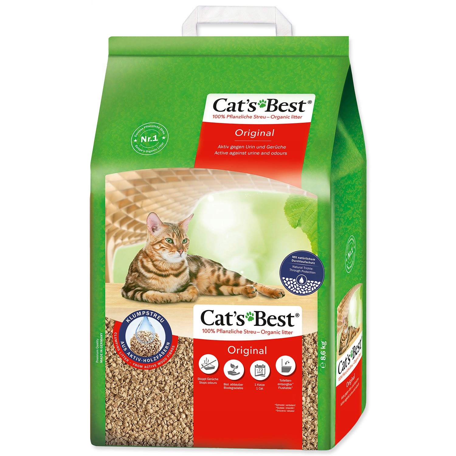 Levně Kočkolit Cats Best Original 20l/8,6kg