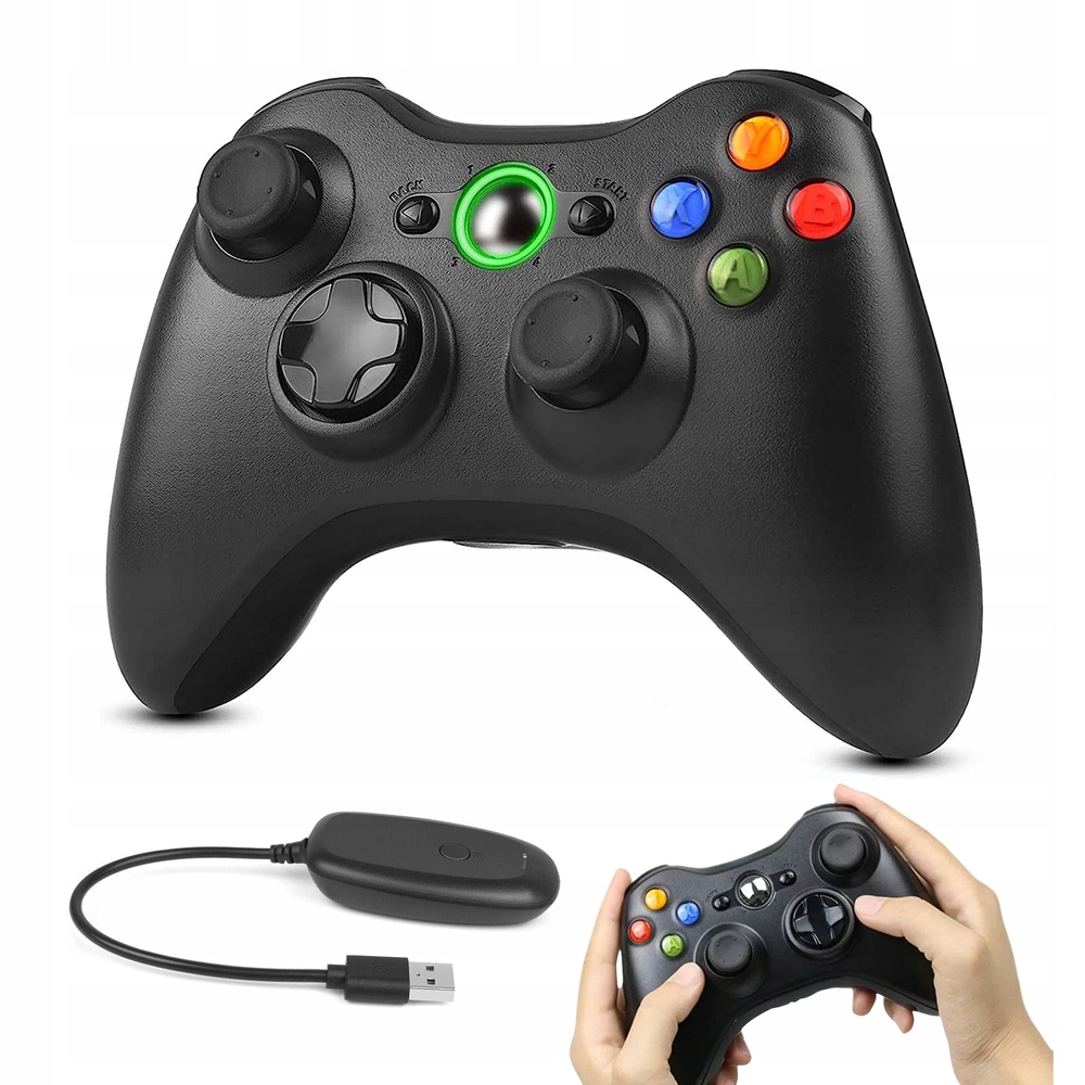 Gamepad Bezdrátový Ovladač S Dvojitými Vibracemi 2,4 Ghz Pro Xbox 360/PS3