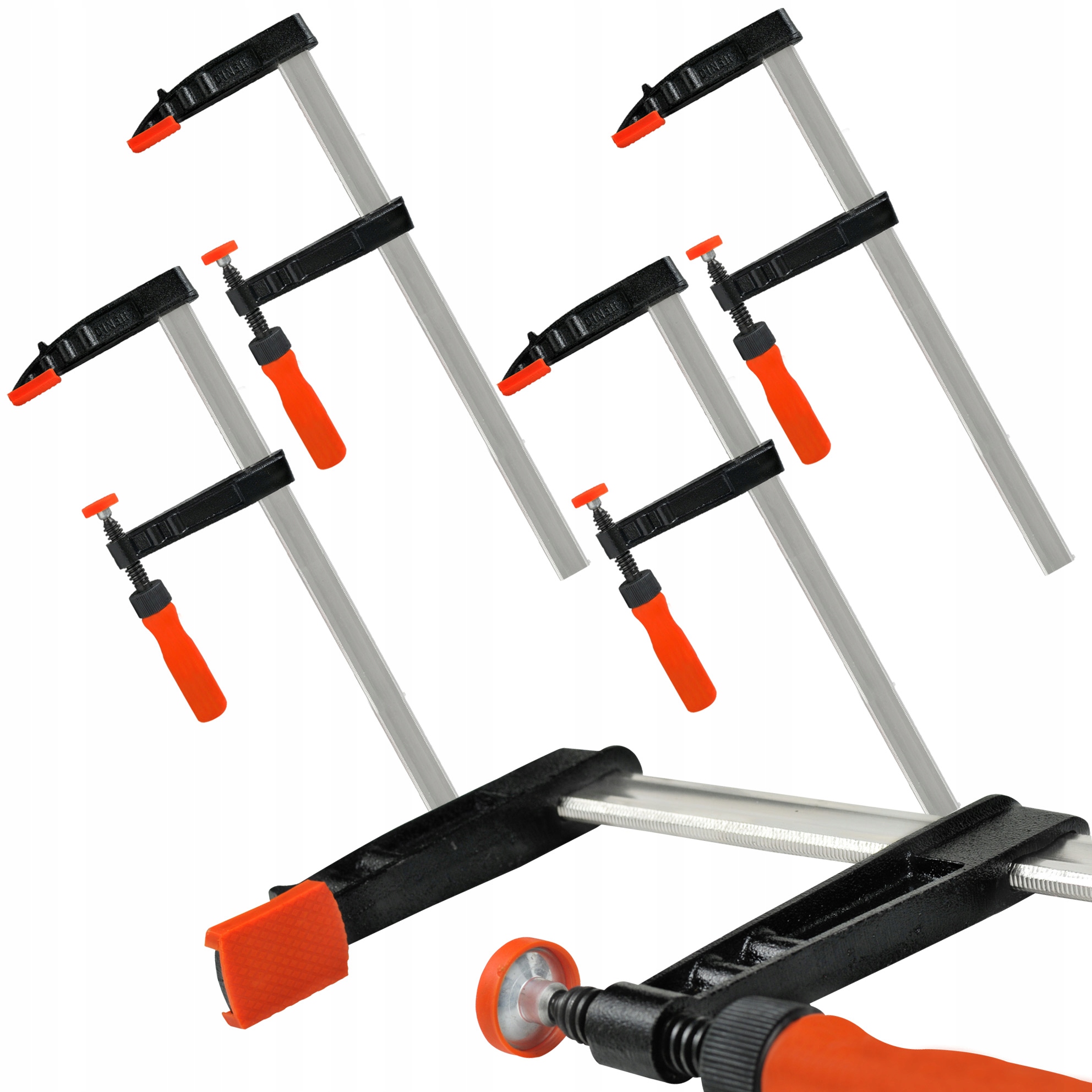 Svěrka Truhlářská Šroubová Svorka 120X500 MM 4 Kusy