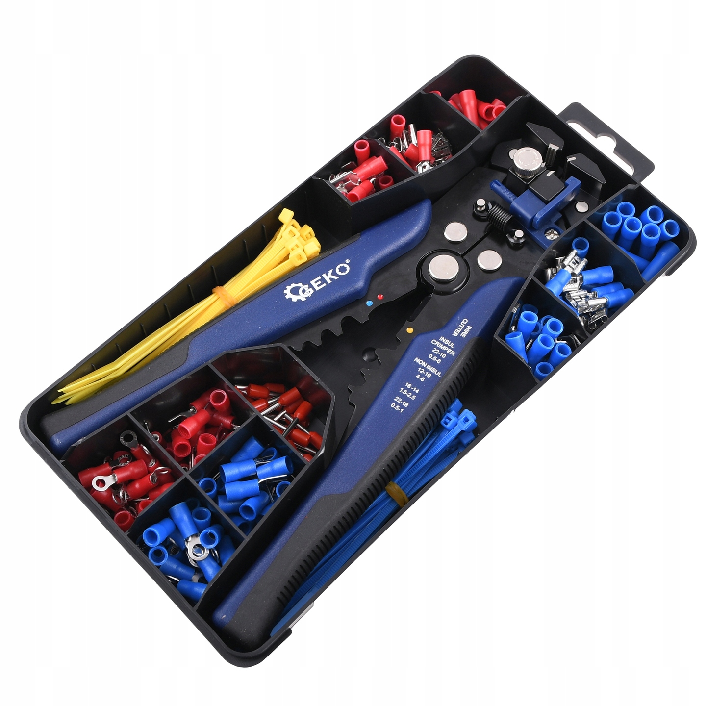 Wielofunkcyjny ściągacz izolacji kabli i przewodów 0,2-6mm konektory opaski