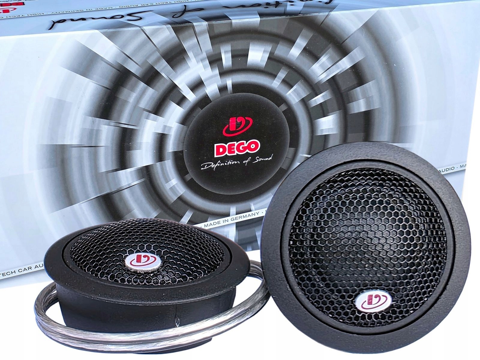 Dego Power 3000 T25 vysokotónové reproduktory tweetery syčky 25 mm 4 Ohm 80WRMS