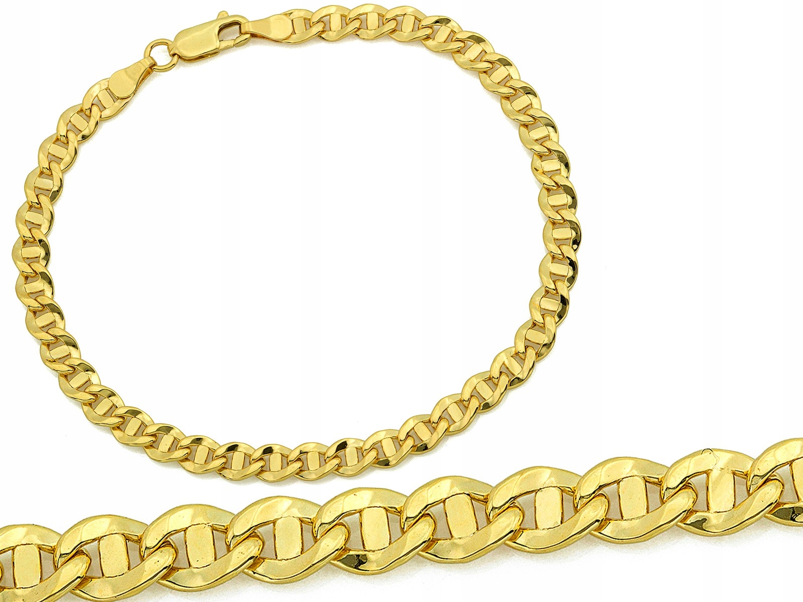 Zlatý náramek pro Muže 585 Marina 20 cm na ruku 5.2 mm Gucci 5.38 g