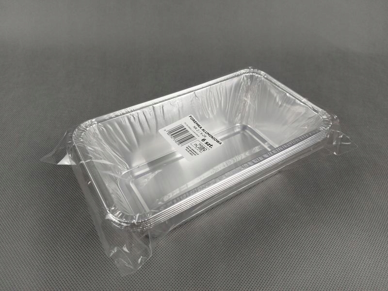 Solidny foremki aluminiowe 12x21x6cm A'6 NR2
