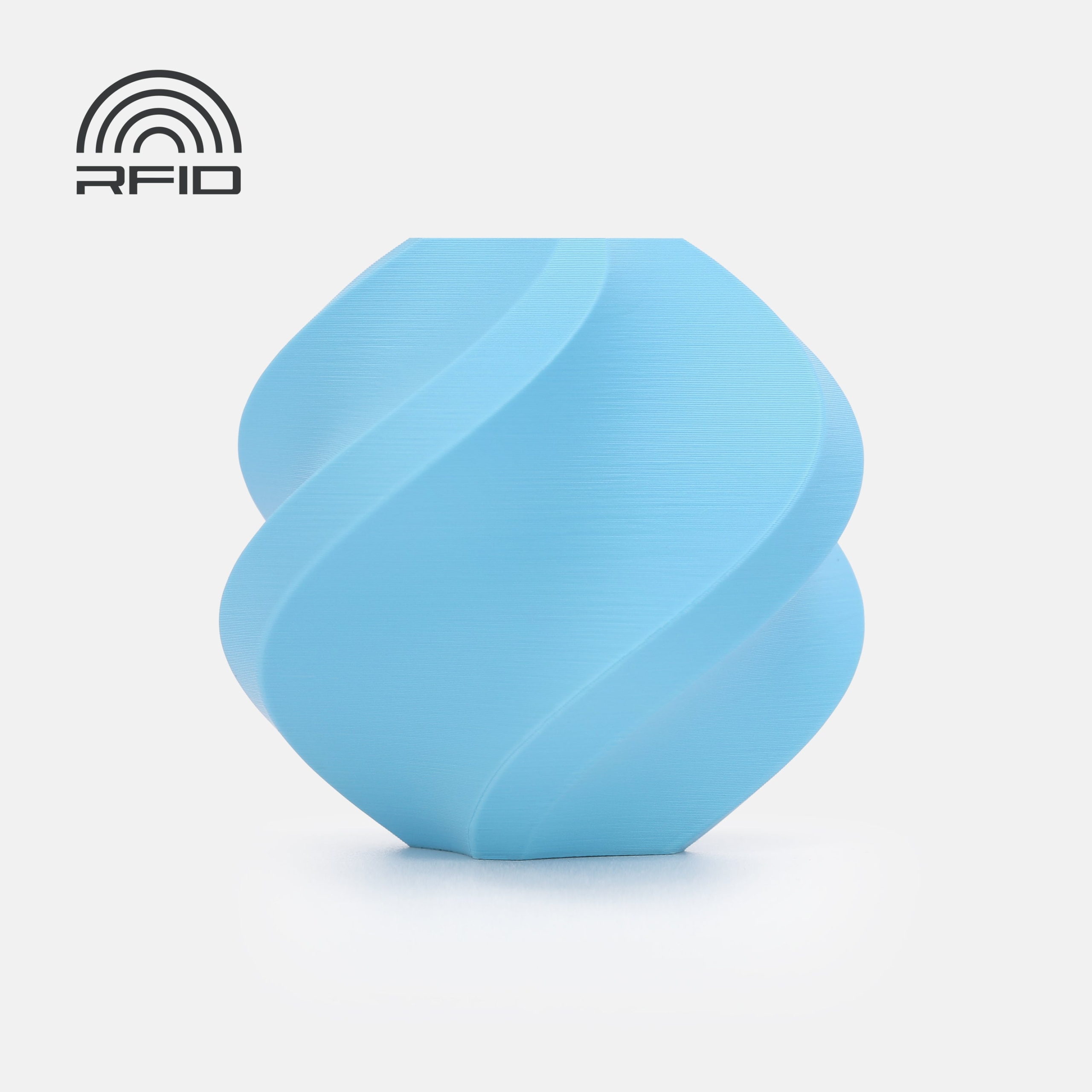Filament Bambu Lab PLA Matte 1,75mm 1kg - z wielorazową szpulą - Ice Blue