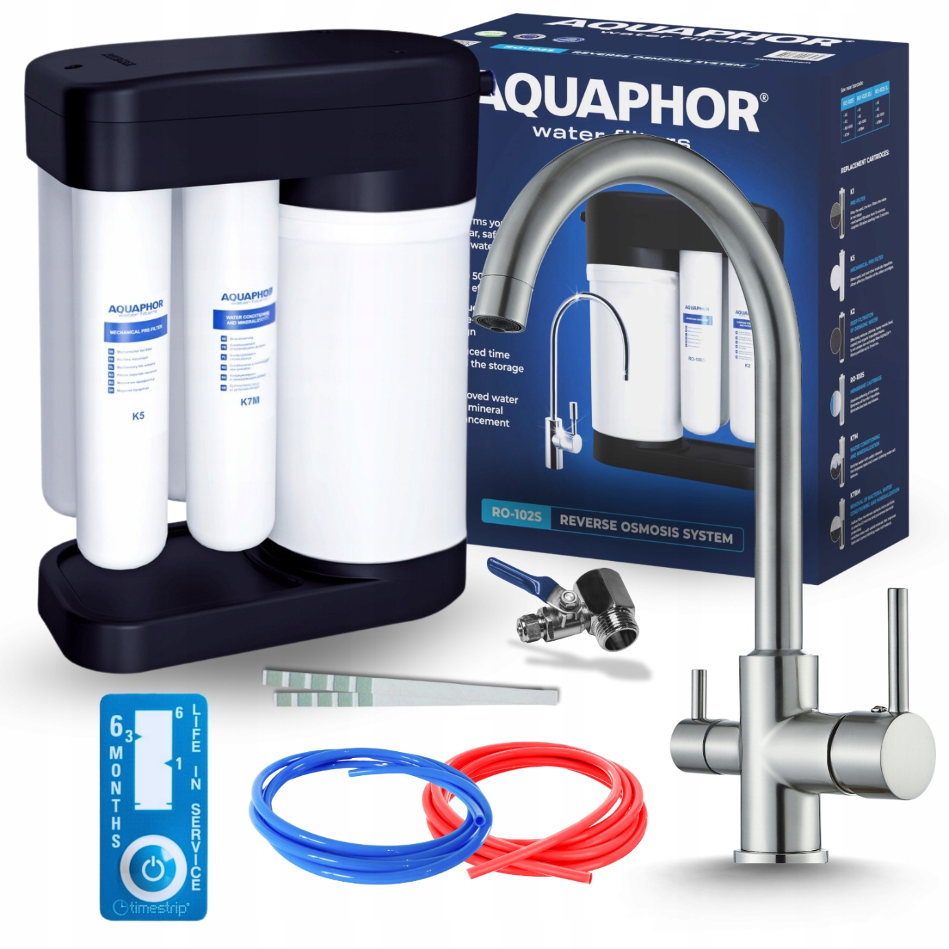 Trojcestná Kuchynská Batéria A Filter Aquaphor Morion 102S S Reverznou Osmózou