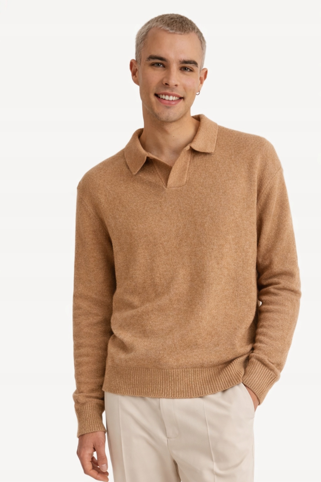 Guido Maria Kretschmer Pánský Svetr GMM-1022-02551, hnědý, příjemný