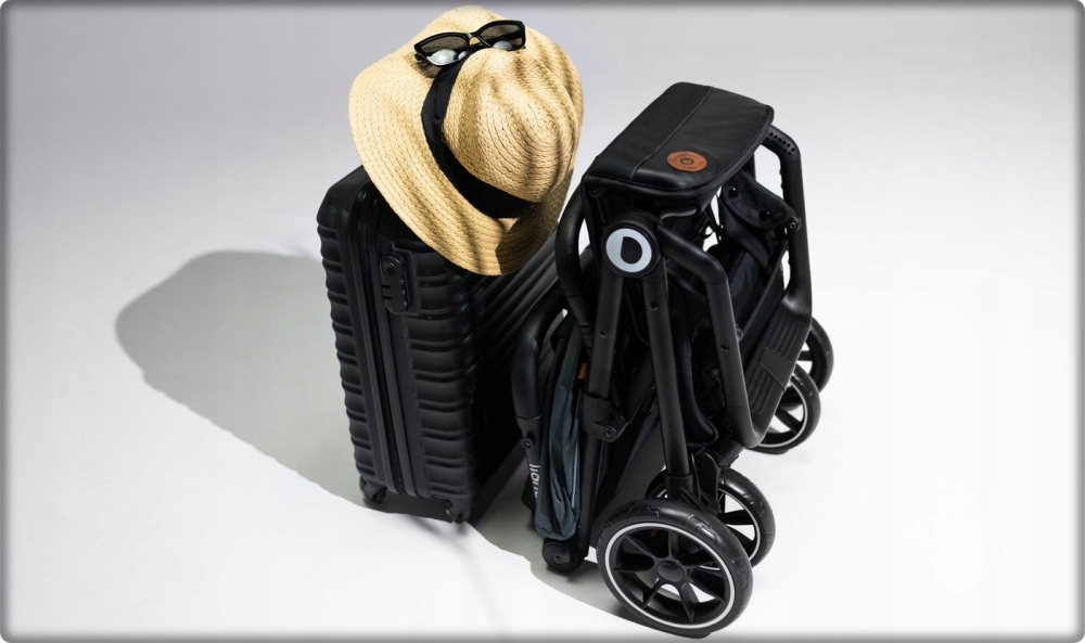 Lionelo Cloe wózek spacerowy Black Onyx Liczba kół 4