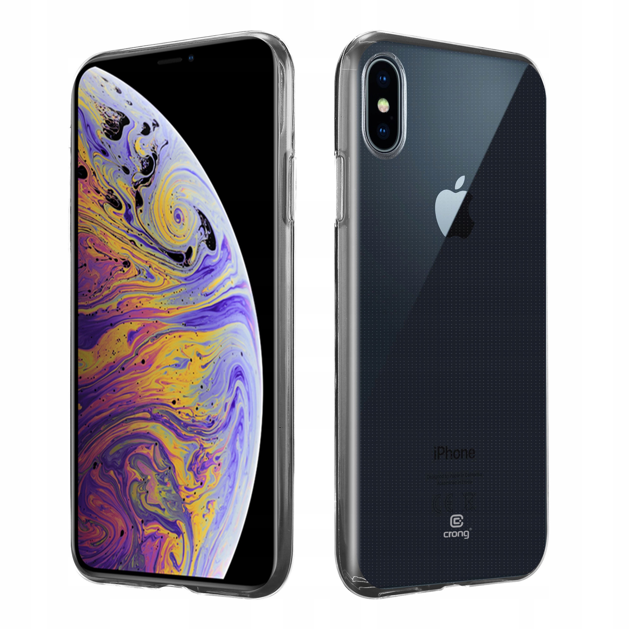 

Crong Slim Cover Cienkie Etui tył do iPhone Xs Max