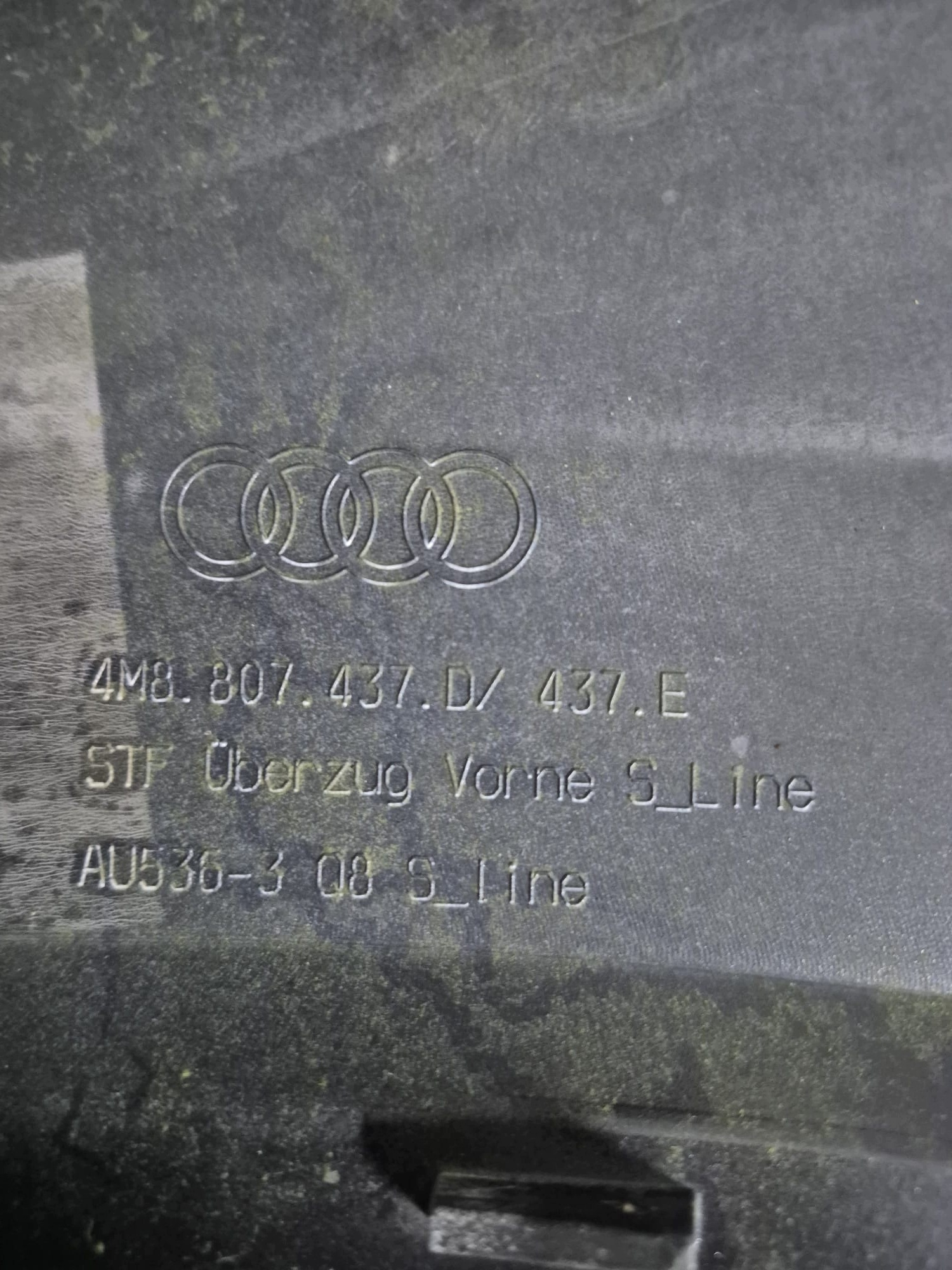 AUDI Q8 4M8 S-LINE 18- bumper front front grill PDC 4M8807437D