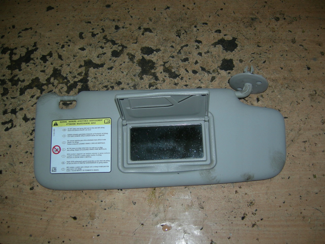 CHEVROLET AVEO T300 OSŁONA PRZECIWSŁONECZNA PRAWA