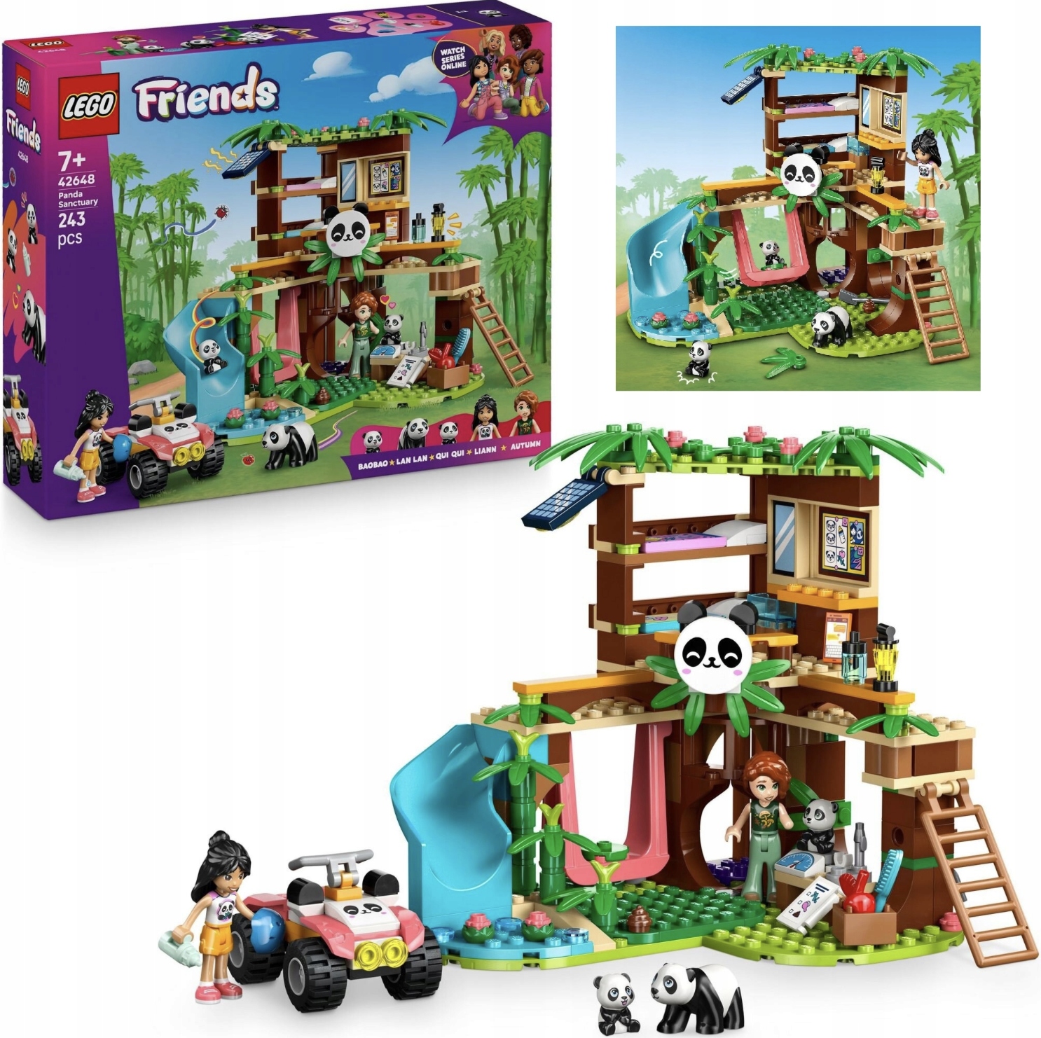 Klocki Lego Friends 42648 Opieka Nad Pandami Rezerwat Weterynarz Szpital Pl