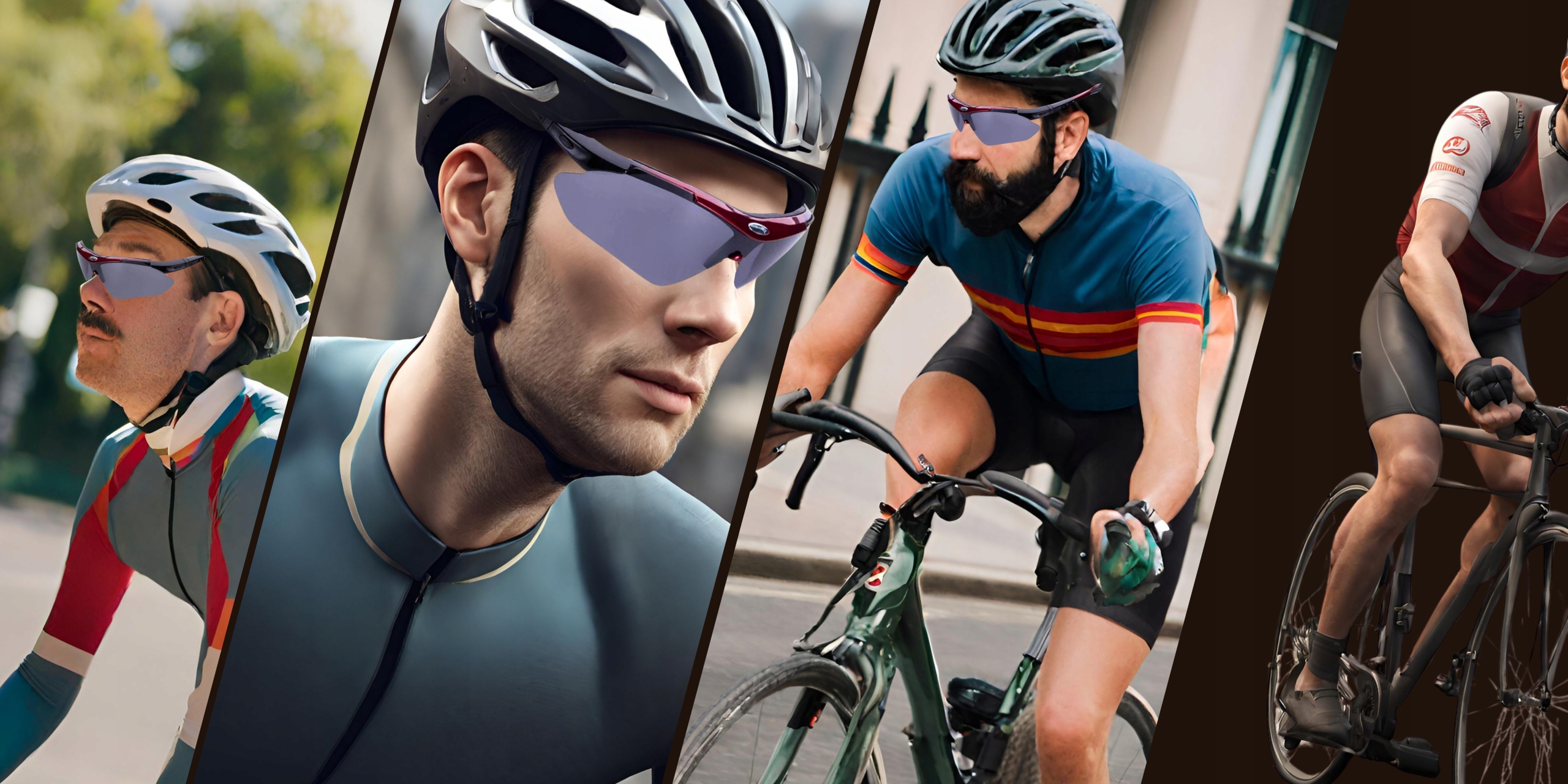 ROCKBROS OKULARY ROWEROWE SPORTOWE NA ROWER FOTOCHROMOWE UV400 FOTOCHROMEM Stan opakowania oryginalne