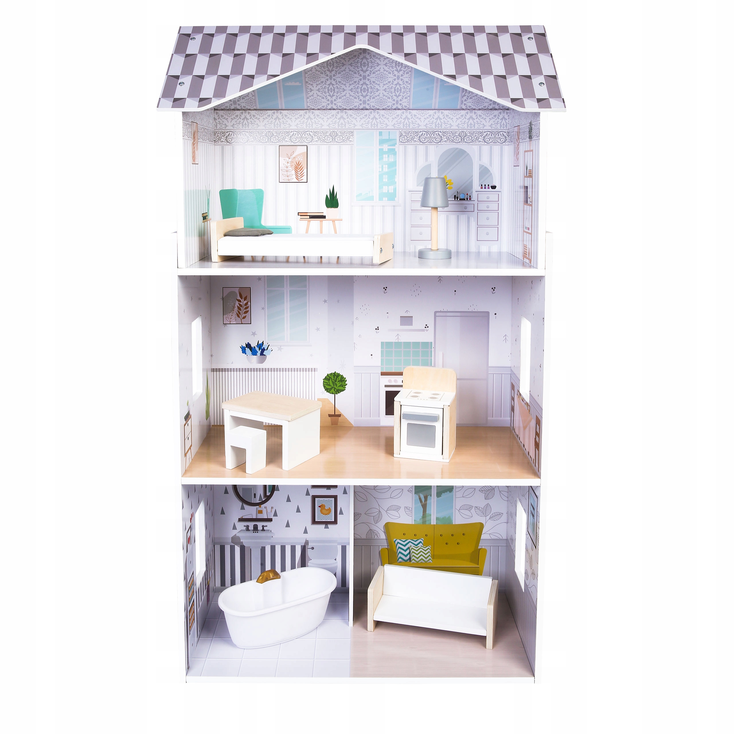 Ляльковий будиночок з меблями Grace Residence Ecotoys бренду Ecotoys