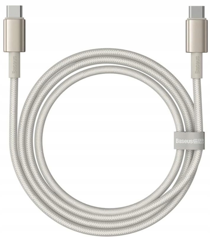 Kabel USB typ C na USB-C 1m 100W Szybkie Ładowanie Quick Charge do Telefonu Marka Baseus