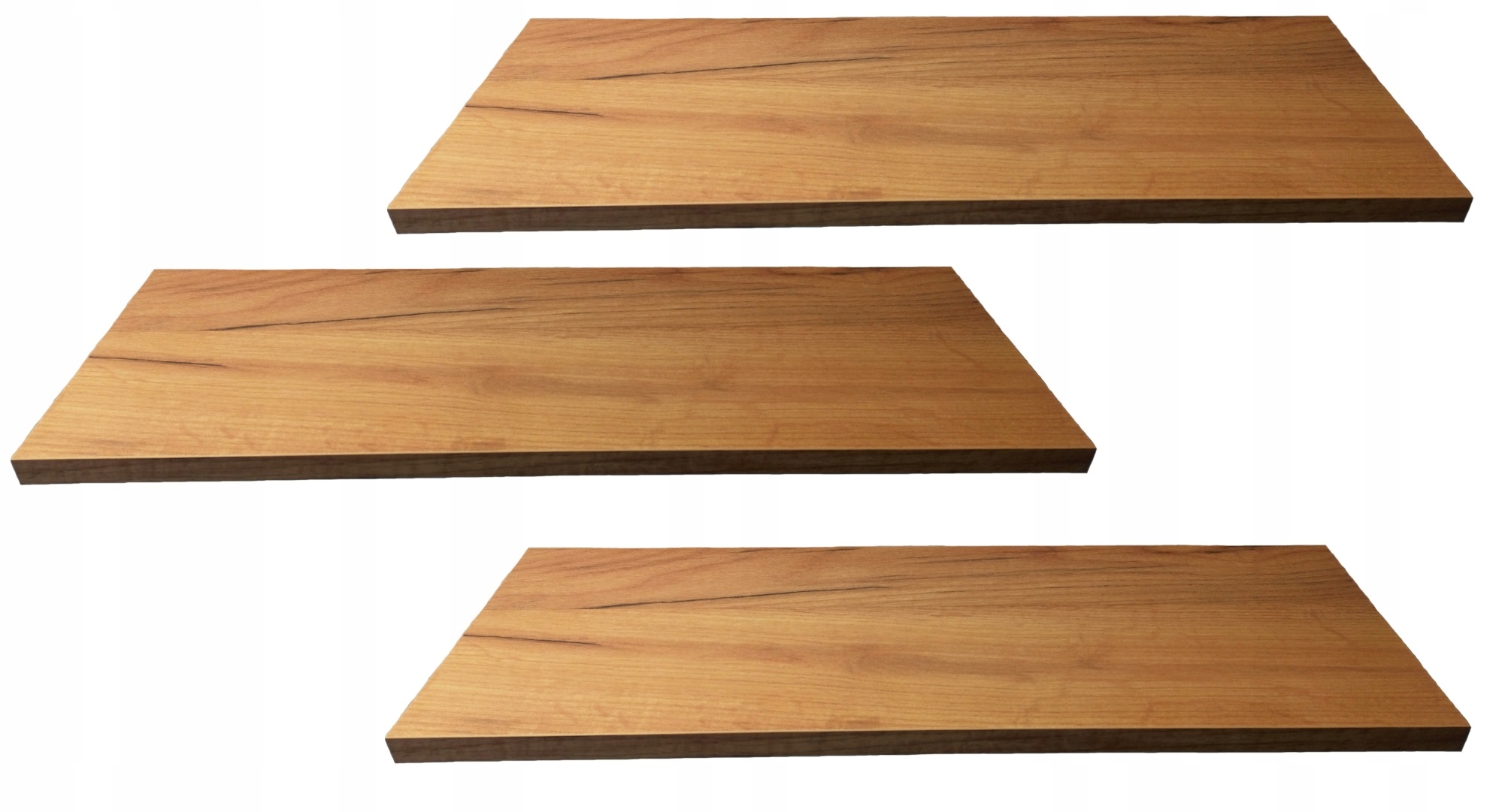 

Półka ścienna samowisząca zestaw 3 szt 56 cm Loft