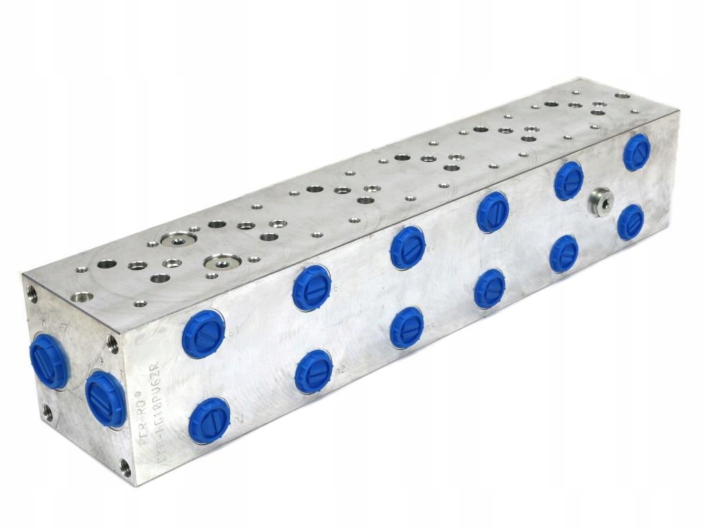Płyta NG10 cetop 5- 6 sekcyjna (z zaworem przelewowym 50-380 bar) do elektr