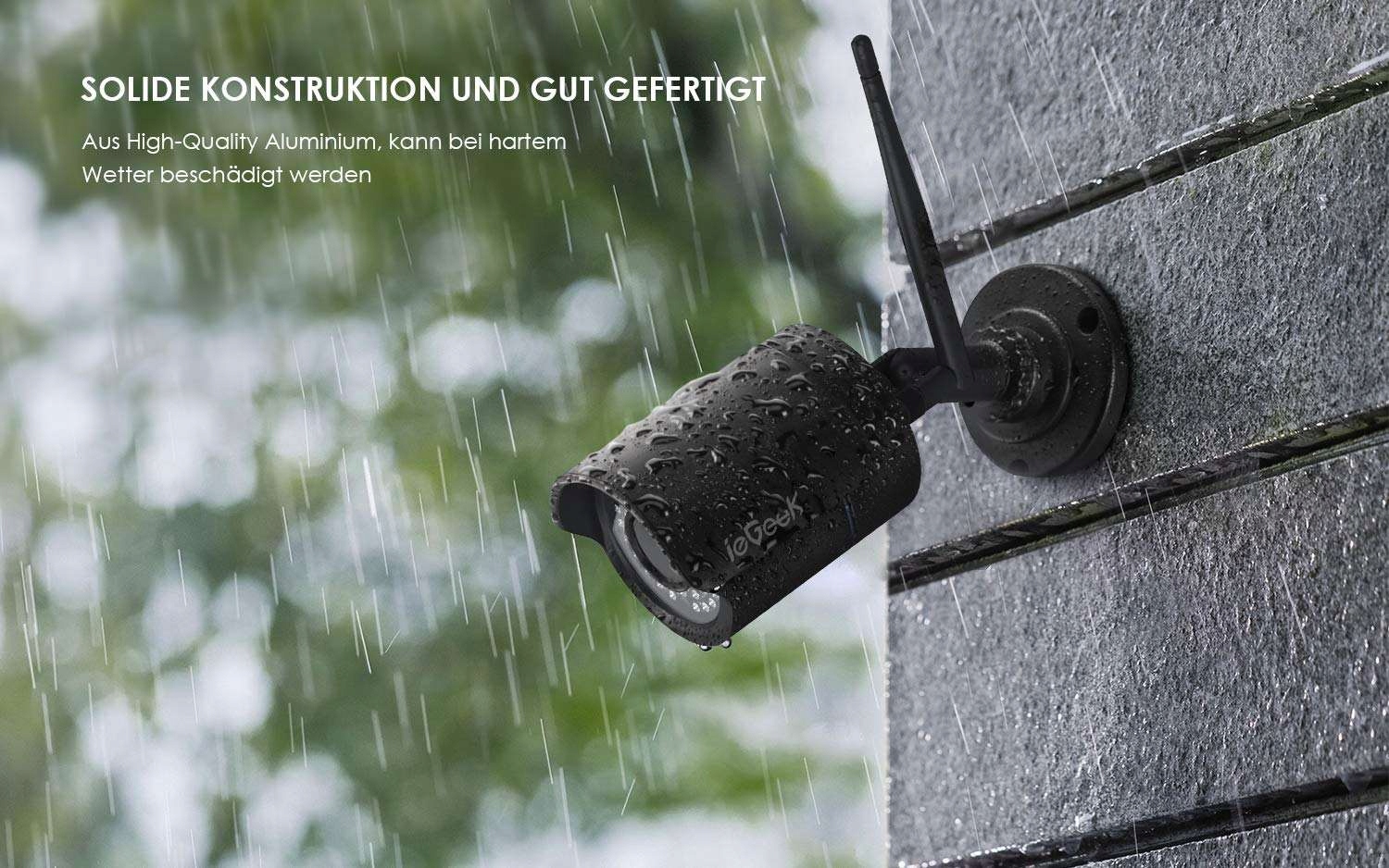 Kamera IP WiFi ZEWNĘTRZNA FULL HD 36 LED 1080P PIR Zasięg podczerwieni 50 m