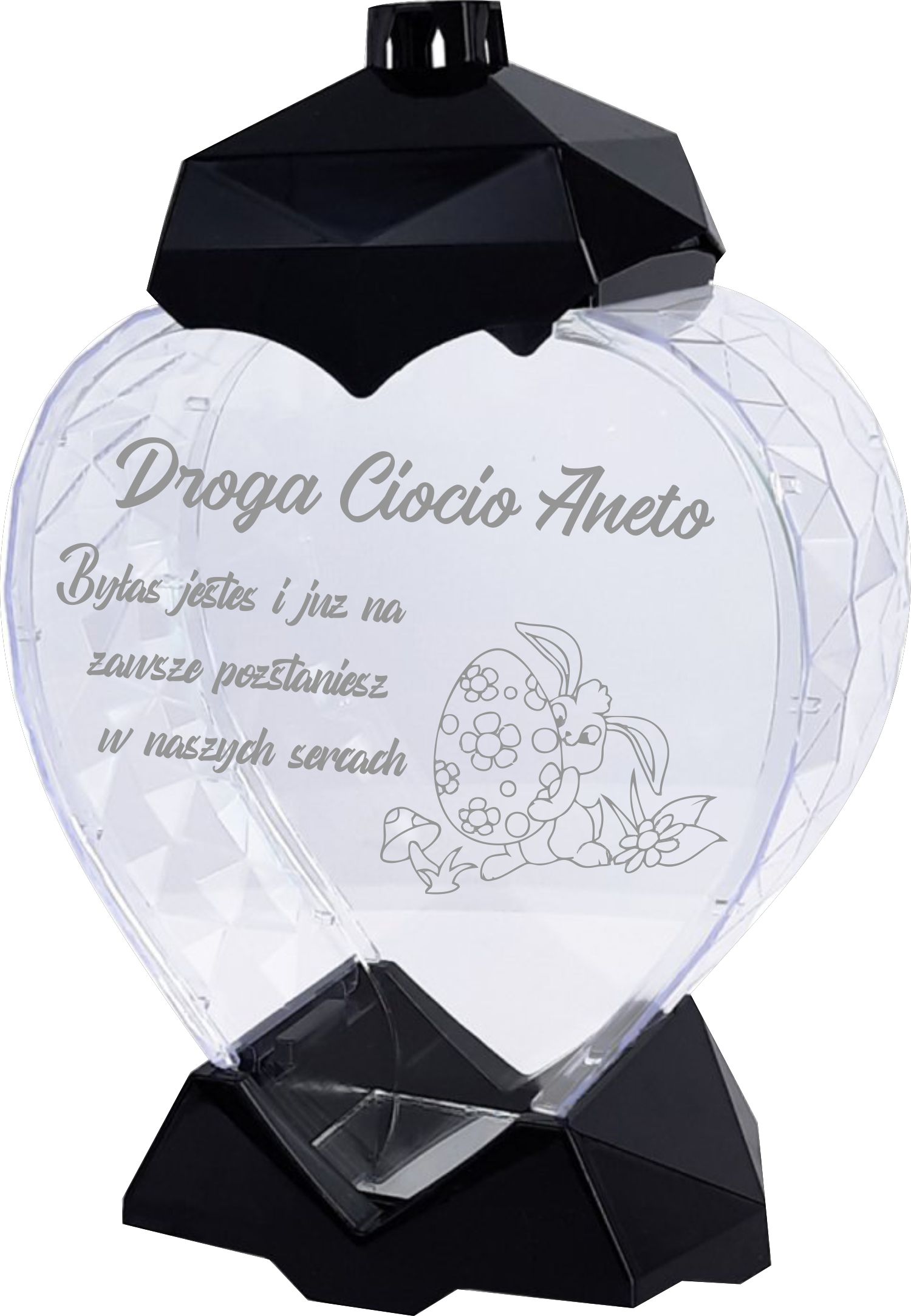 Velký Hřbitovní Svíčka S nápisem gravírováním věnováním Velikonoce