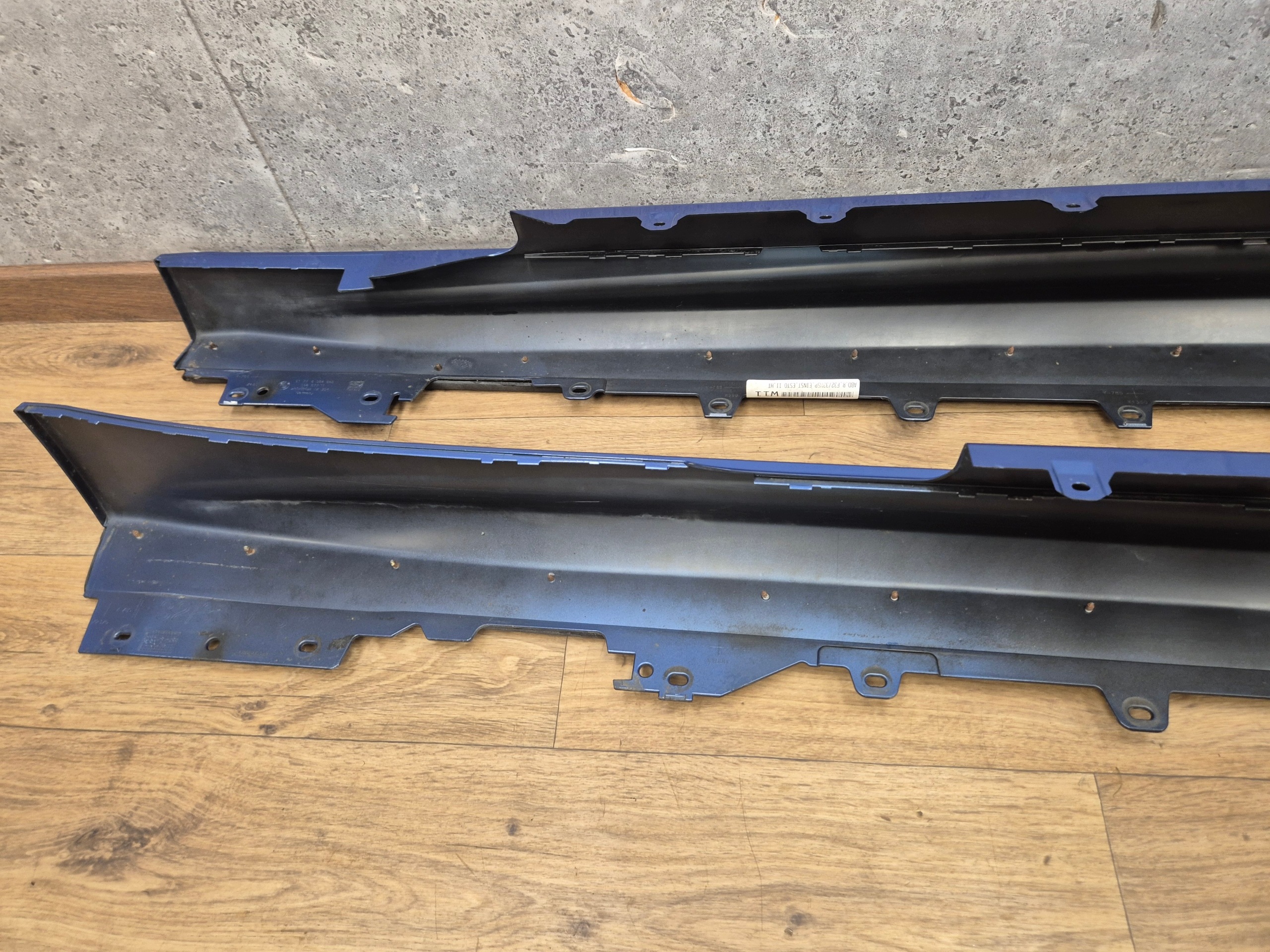 BMW 4 F32 F33 2x thresholds m-packet mouldings threshold M-PERFORMANCE + DOKLADKI B45