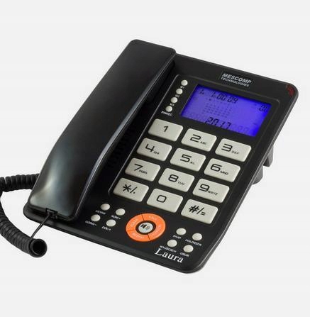 Mesmed Telefon przewodowy Mescomp MT-816 Laura