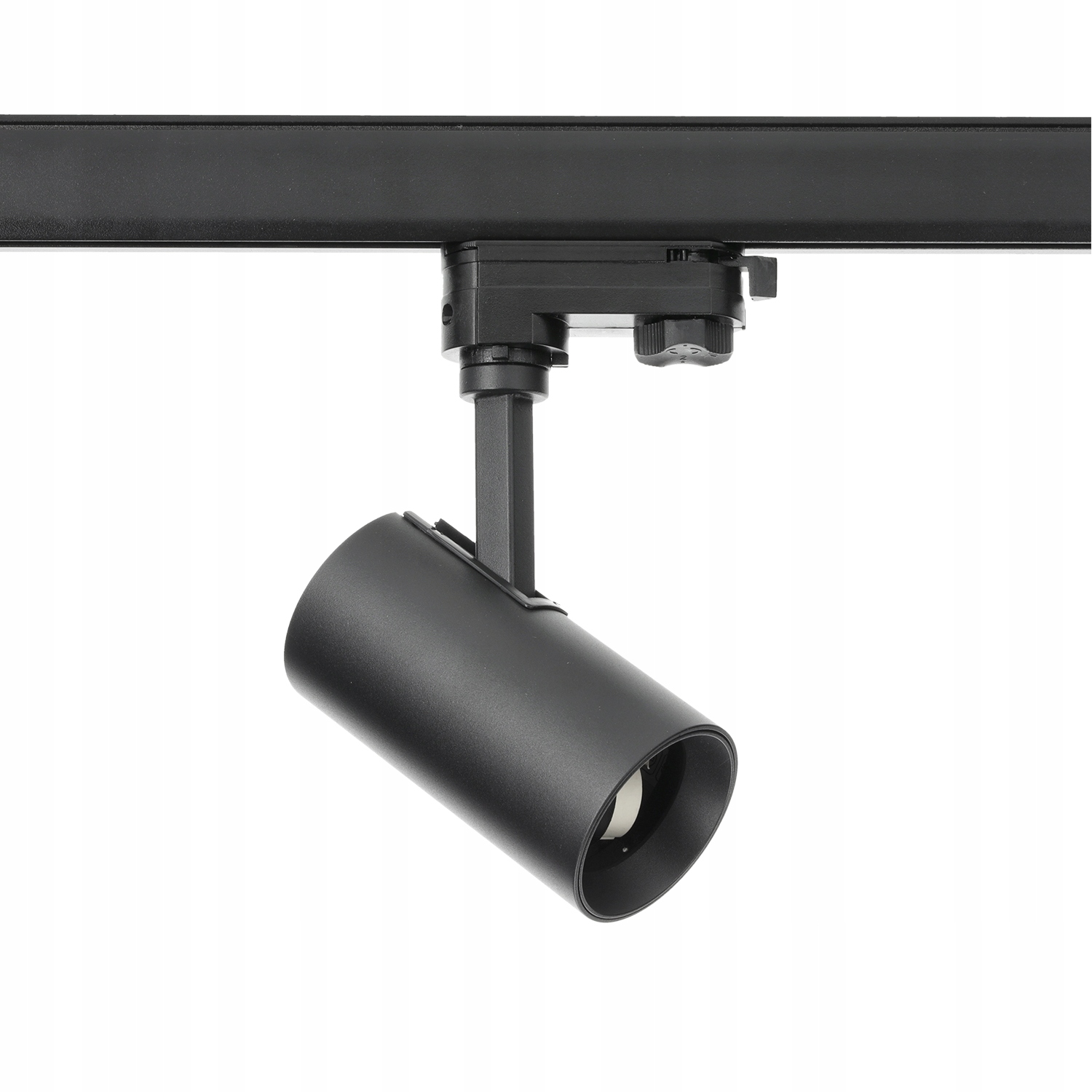 Zestaw szynowy 3 fazowy szyna 3x1m, Łącznik T, 6x Lampa, 3x zaślepka CZARNY Kolor czarny