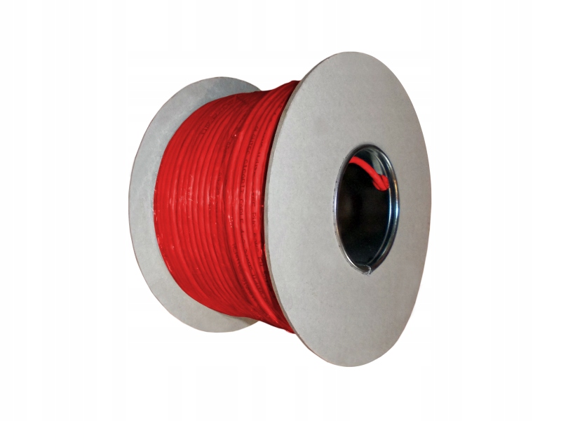 Kabel U/utp kat.5e, , linka, Pvc, Eca 4x2x26/7 Awg, czerwony, 100m