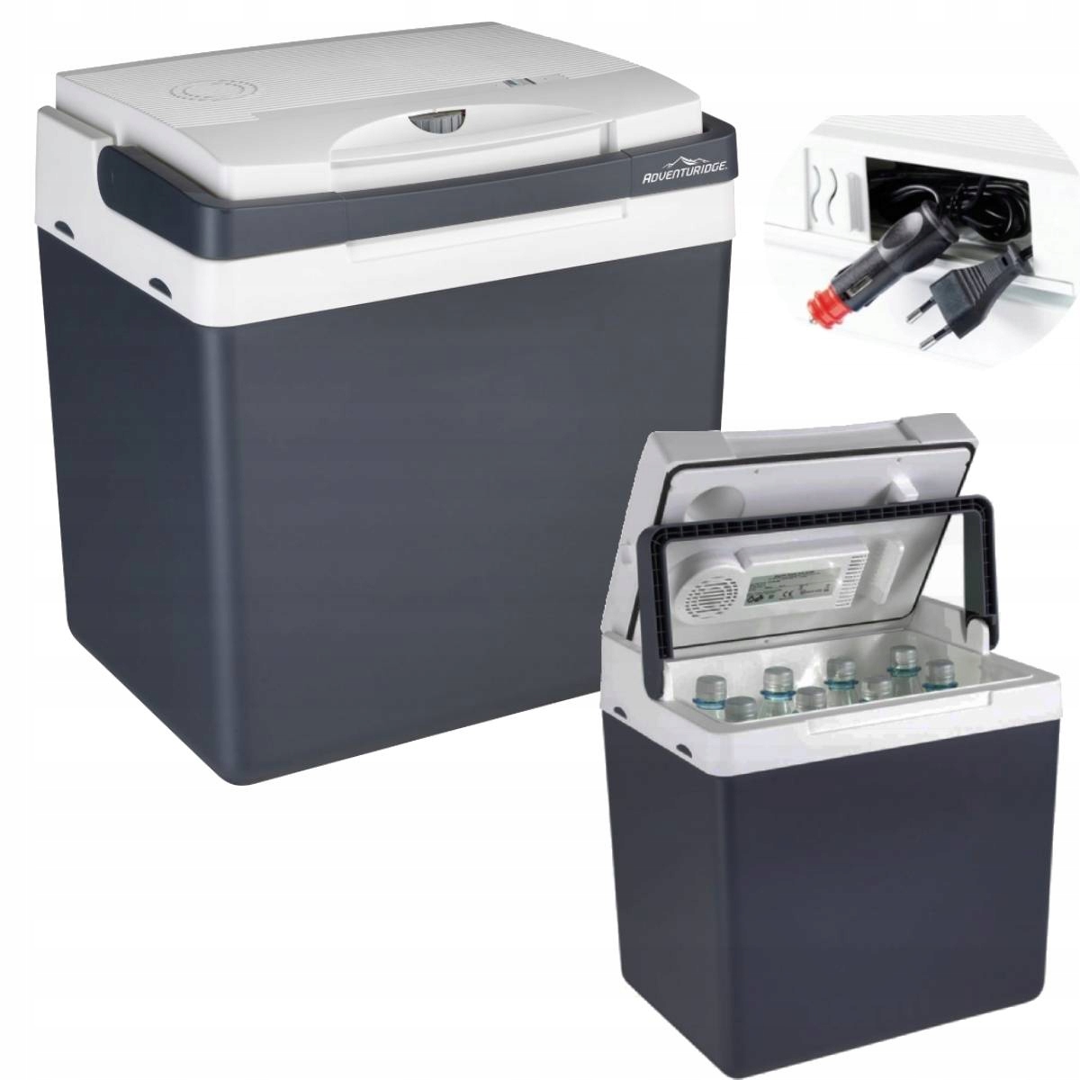 Turistická Automobilová Chladnička 25L 12V 230V Teplá/studená