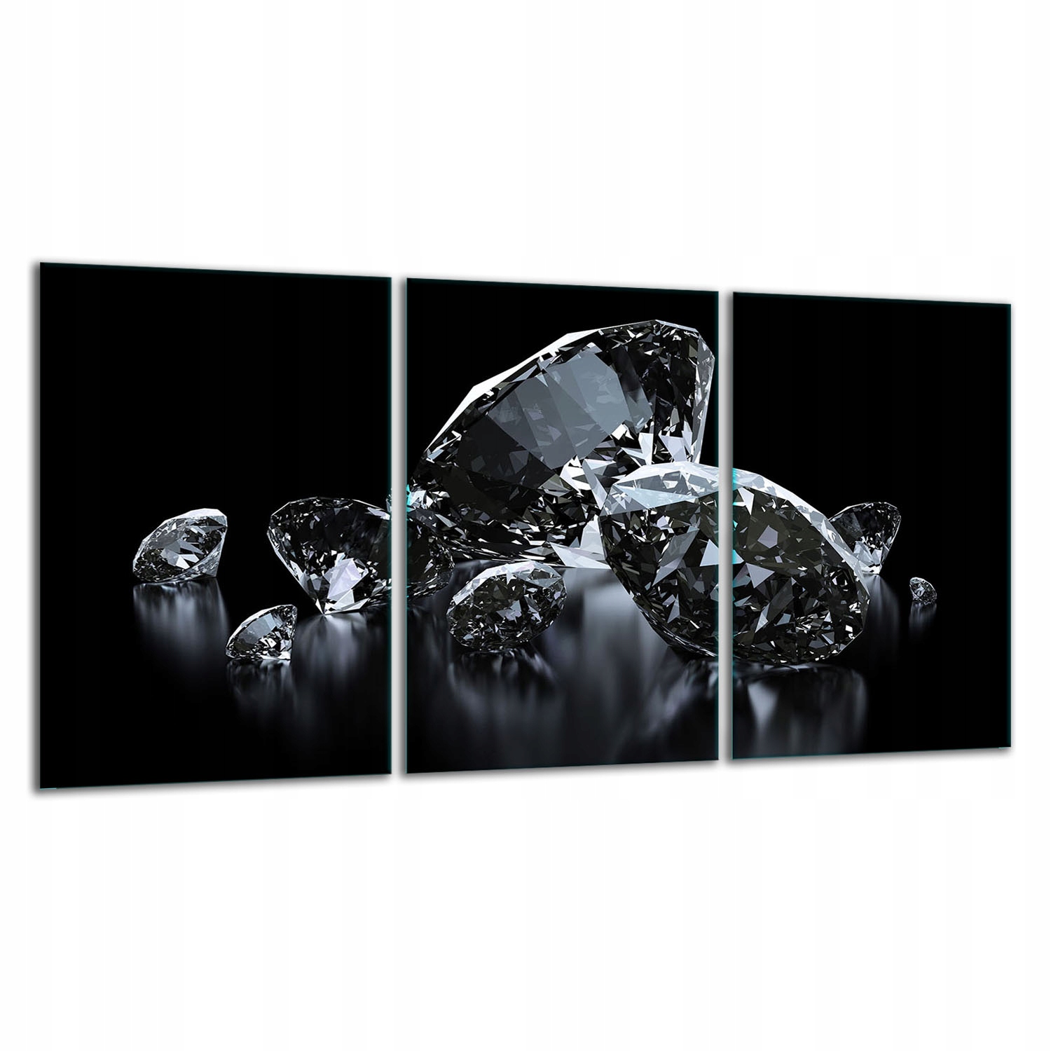 Skleněná Deska Na Krájení Deska 3x30x52 Diamant Tvrzené Sklo Kuchyně 7v1