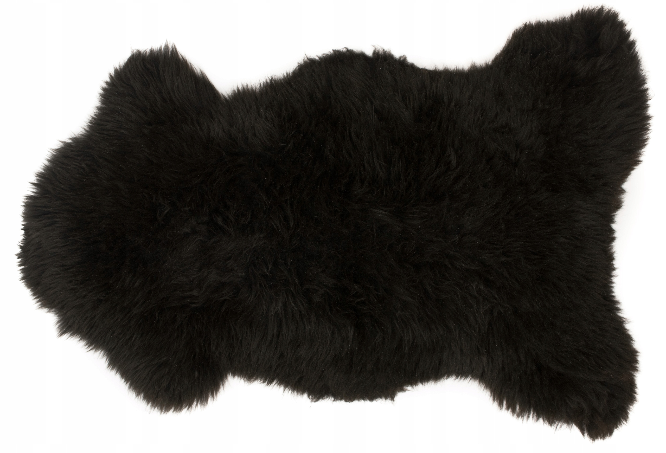 Ovčia koža Čierna Prírodná Ovčia koža Čierna