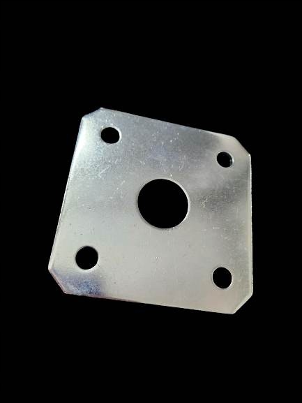 BLACHA MARKA MONTAŻOWA 4mm 10x10cm podstawa ocynk ocynkowana Marka Michalix