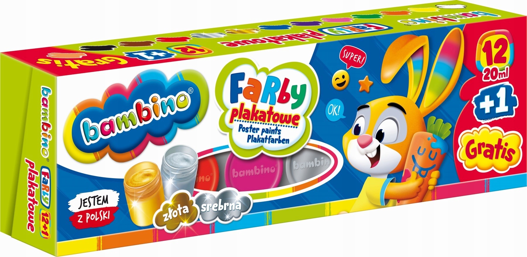 

Farby plakatowe 1 20ml Bambino