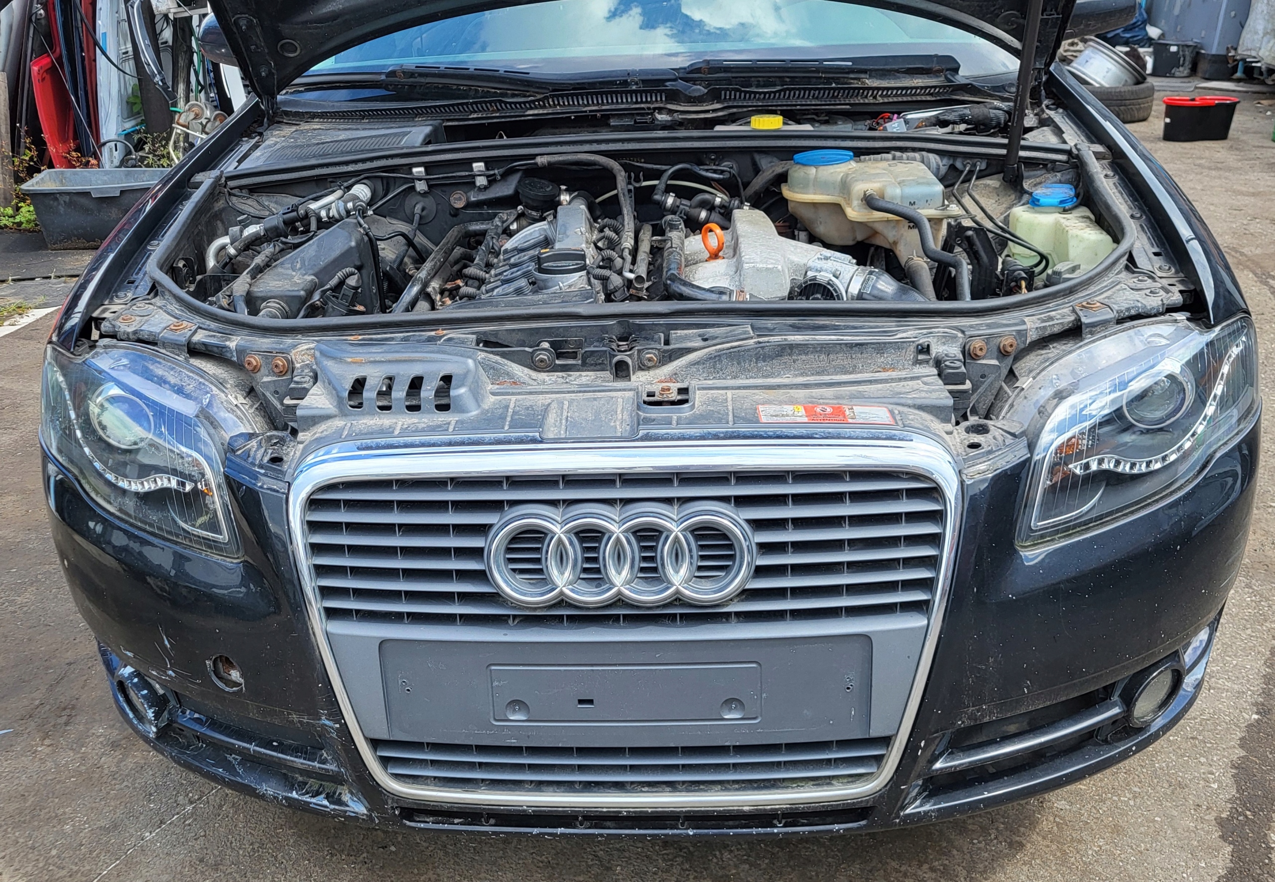 Capot Insonorisation RYGIEL AUDI A4 B7 8E OE Noir