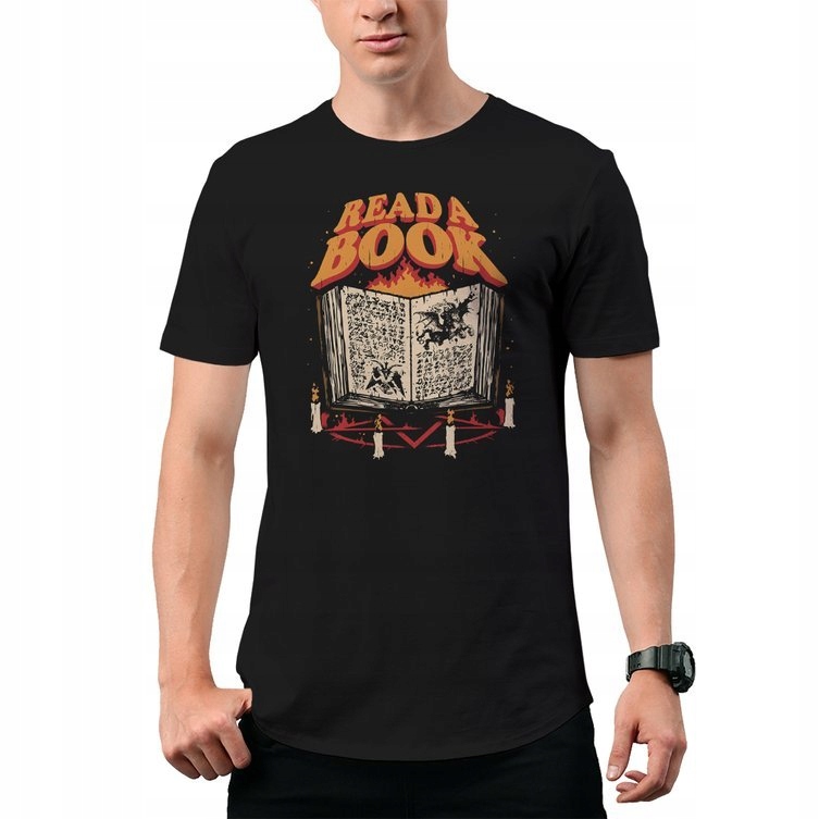

Koszulka T-Shirt Read A Book 666 XL